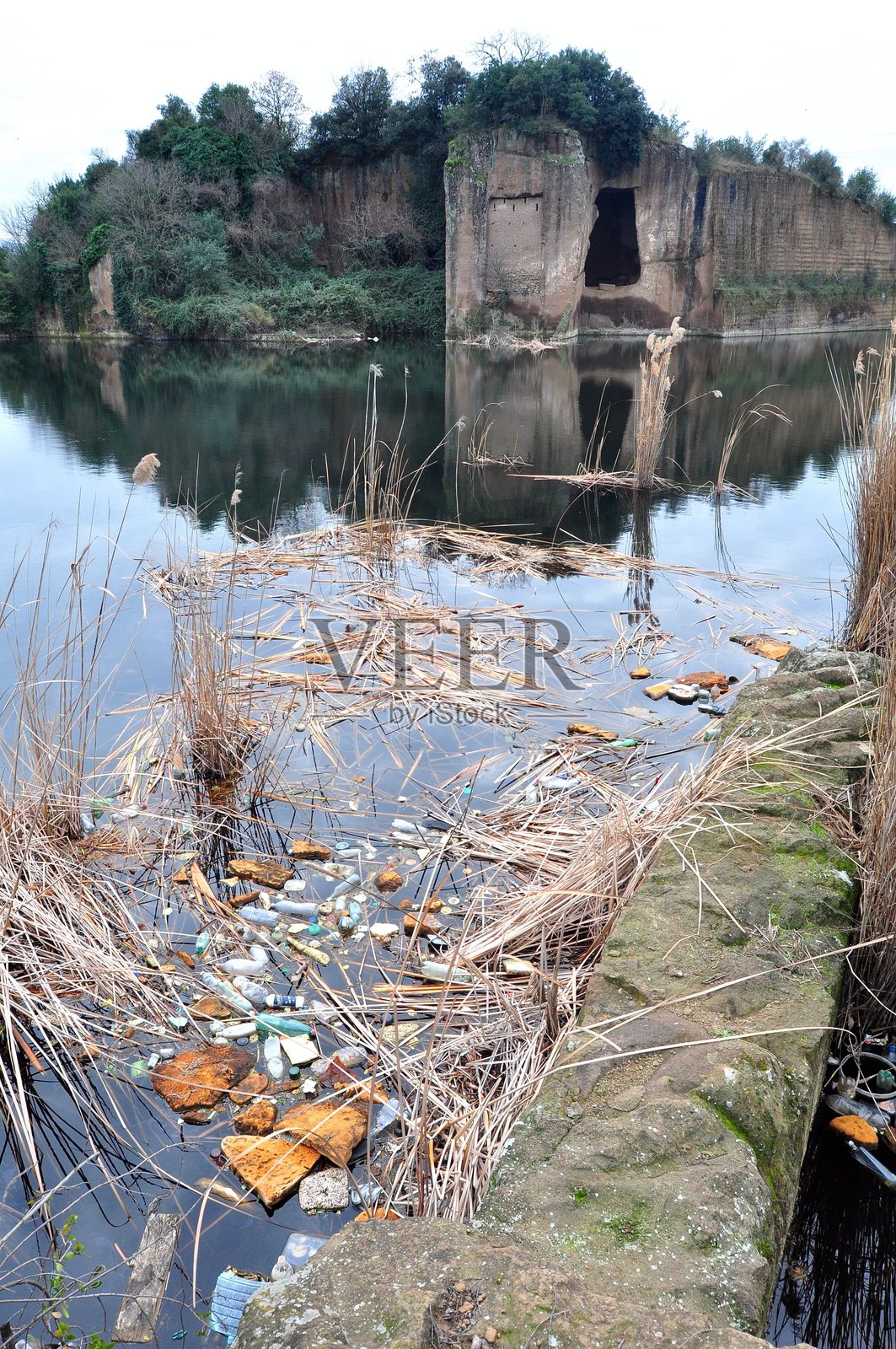 罗马的凝灰岩采石场照片摄影图片