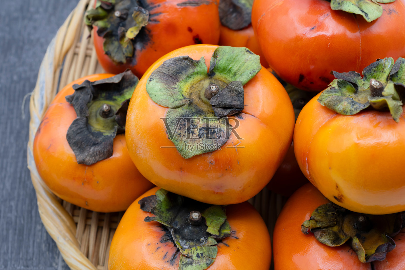 柿子丰收照片摄影图片