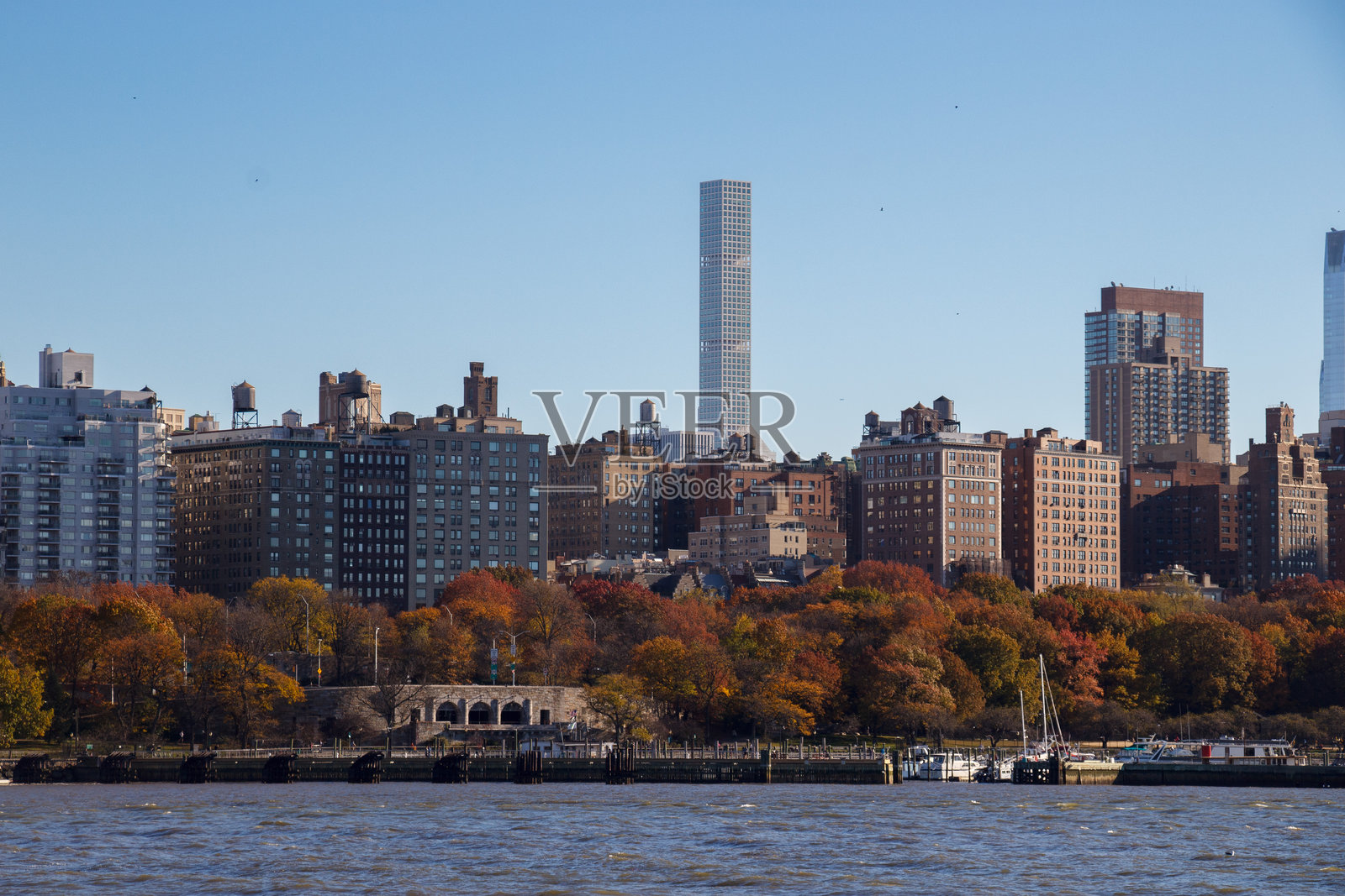 432 Park Avenue摩天大楼与历史建筑照片摄影图片