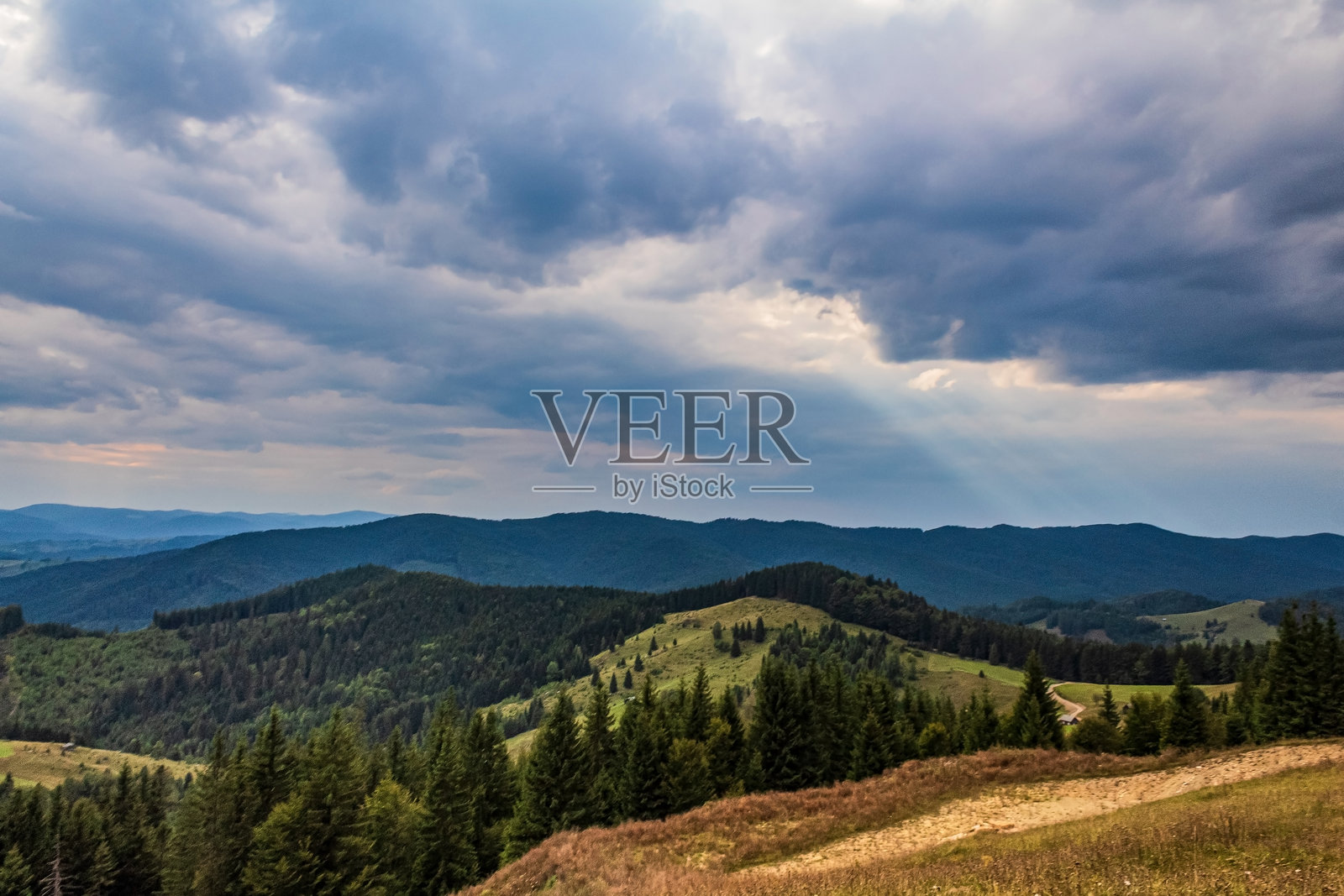 风景，森林，喀尔巴阡山脉，自然风光 - 欧洲，东欧照片摄影图片