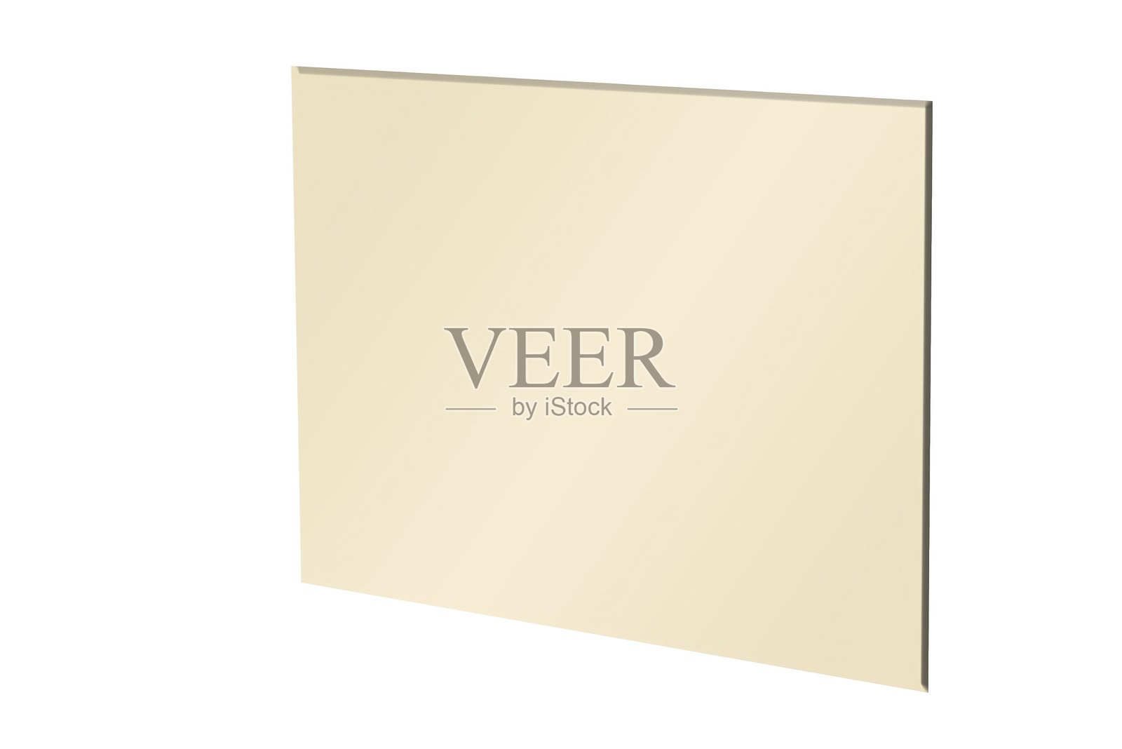 表面光滑的奶油色光泽面板反射着光线，非常适合设计模型和展示创意项目，并留有复制空间照片摄影图片