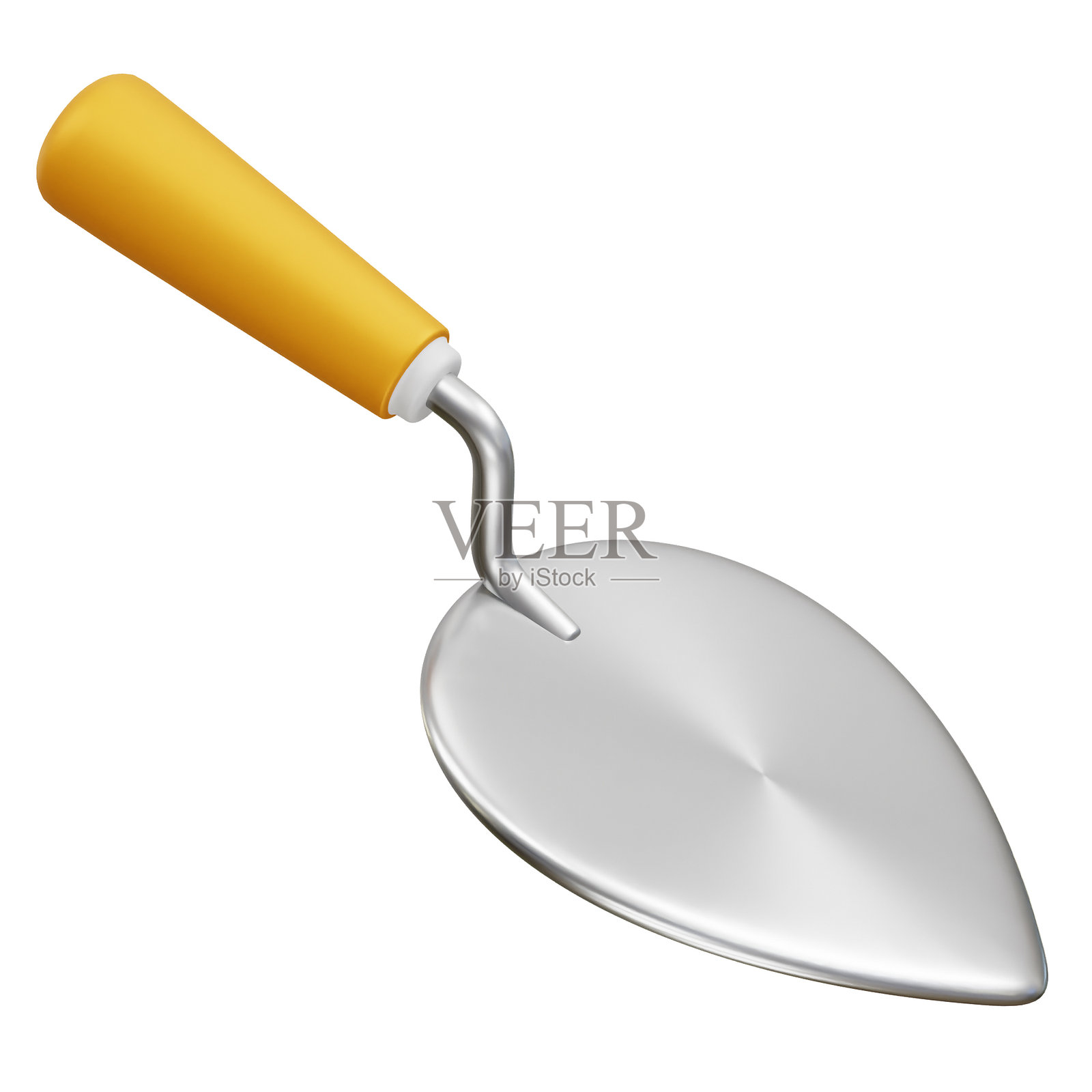 抹子图标 3D 渲染元素照片摄影图片