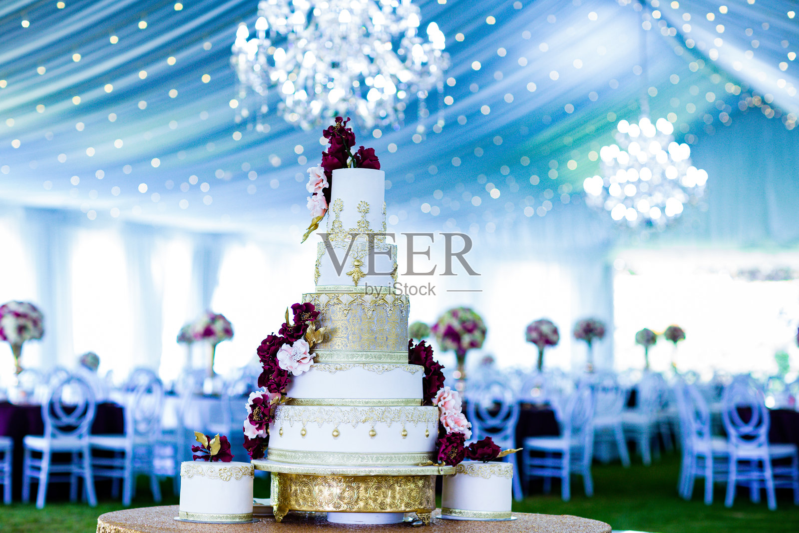 肯尼亚东非婚礼蛋糕布置生日细节美味可口照片摄影图片