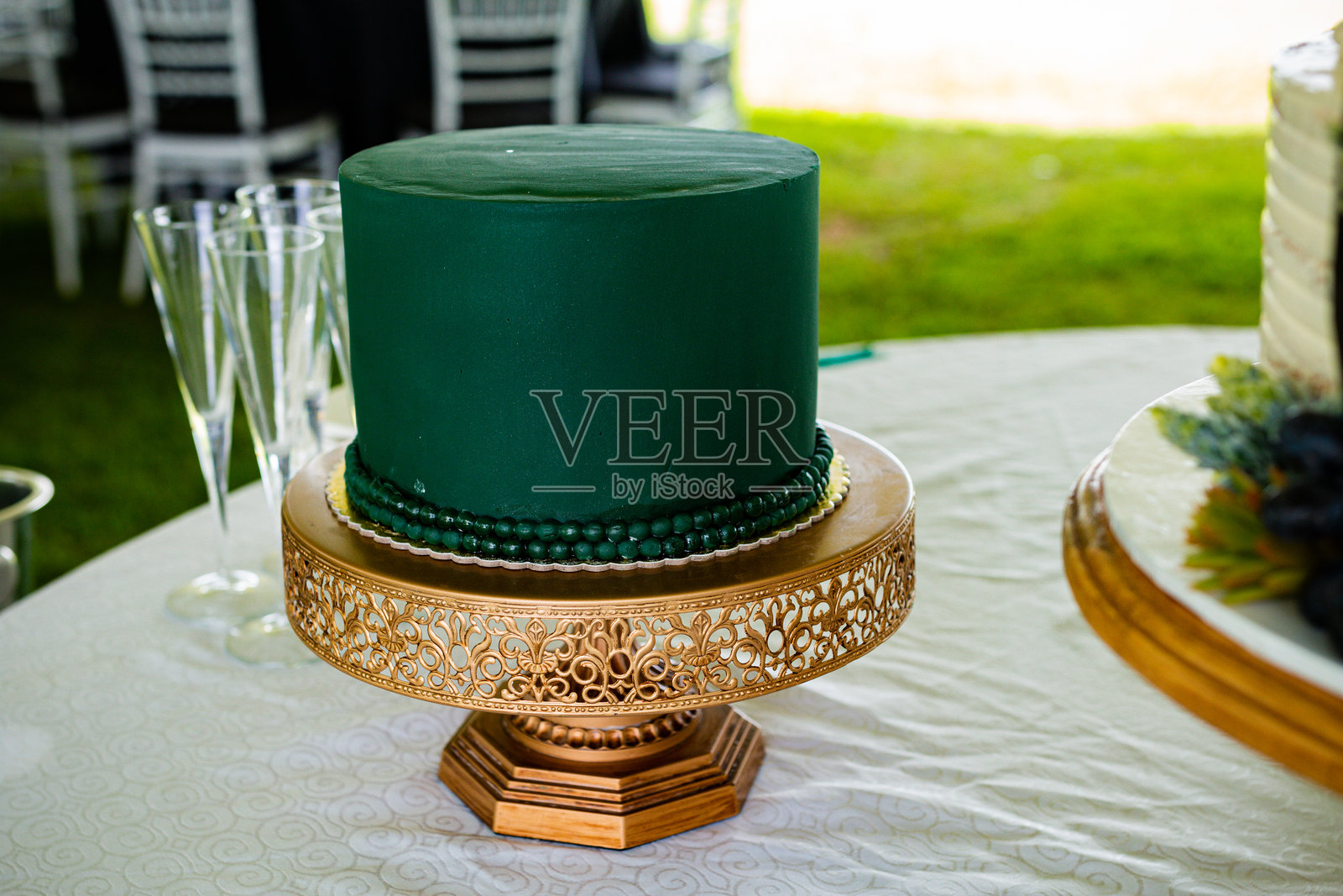 肯尼亚东非婚礼蛋糕布置生日细节美味可口照片摄影图片