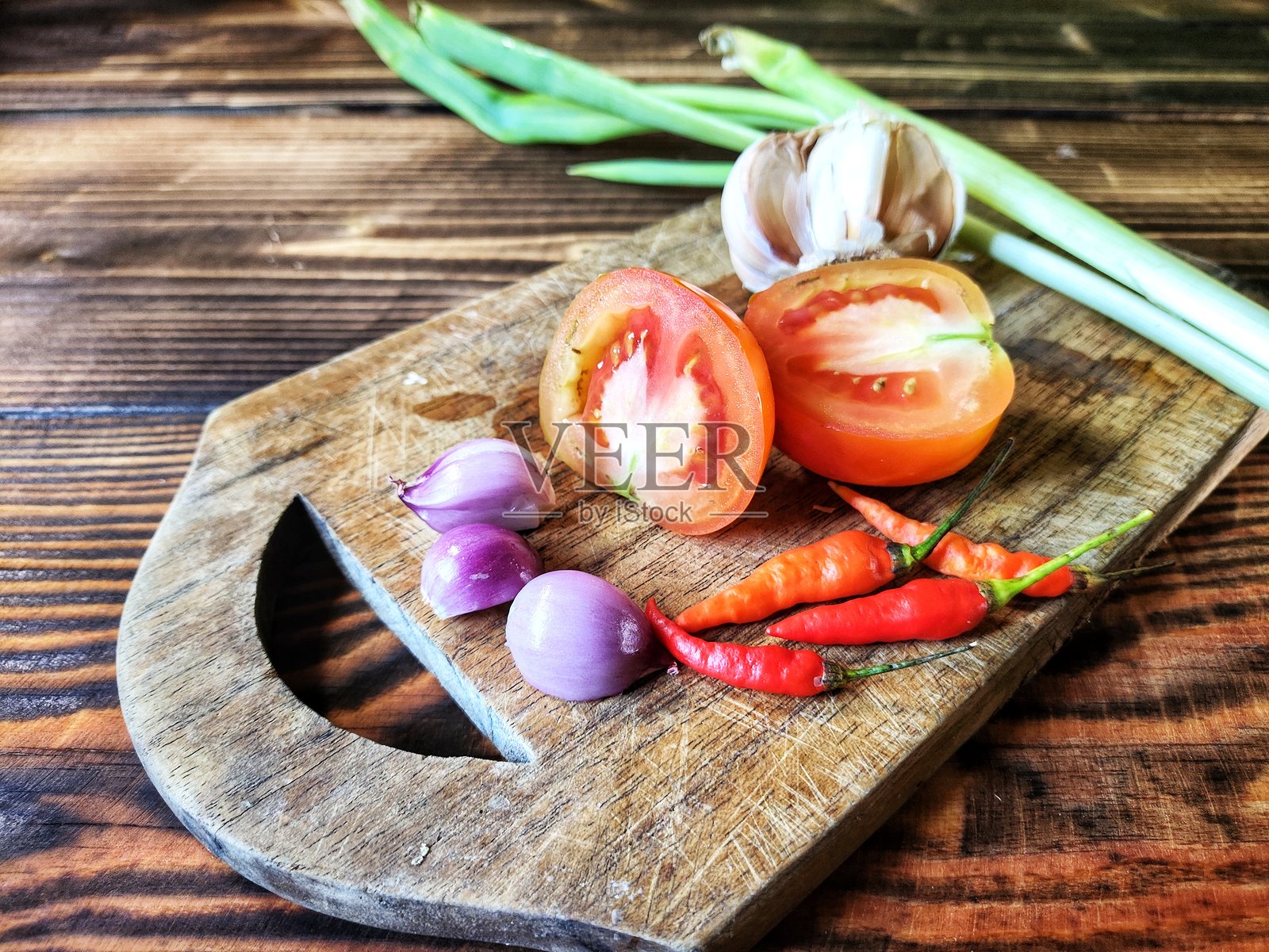 各种必备的桑巴酱配料照片摄影图片