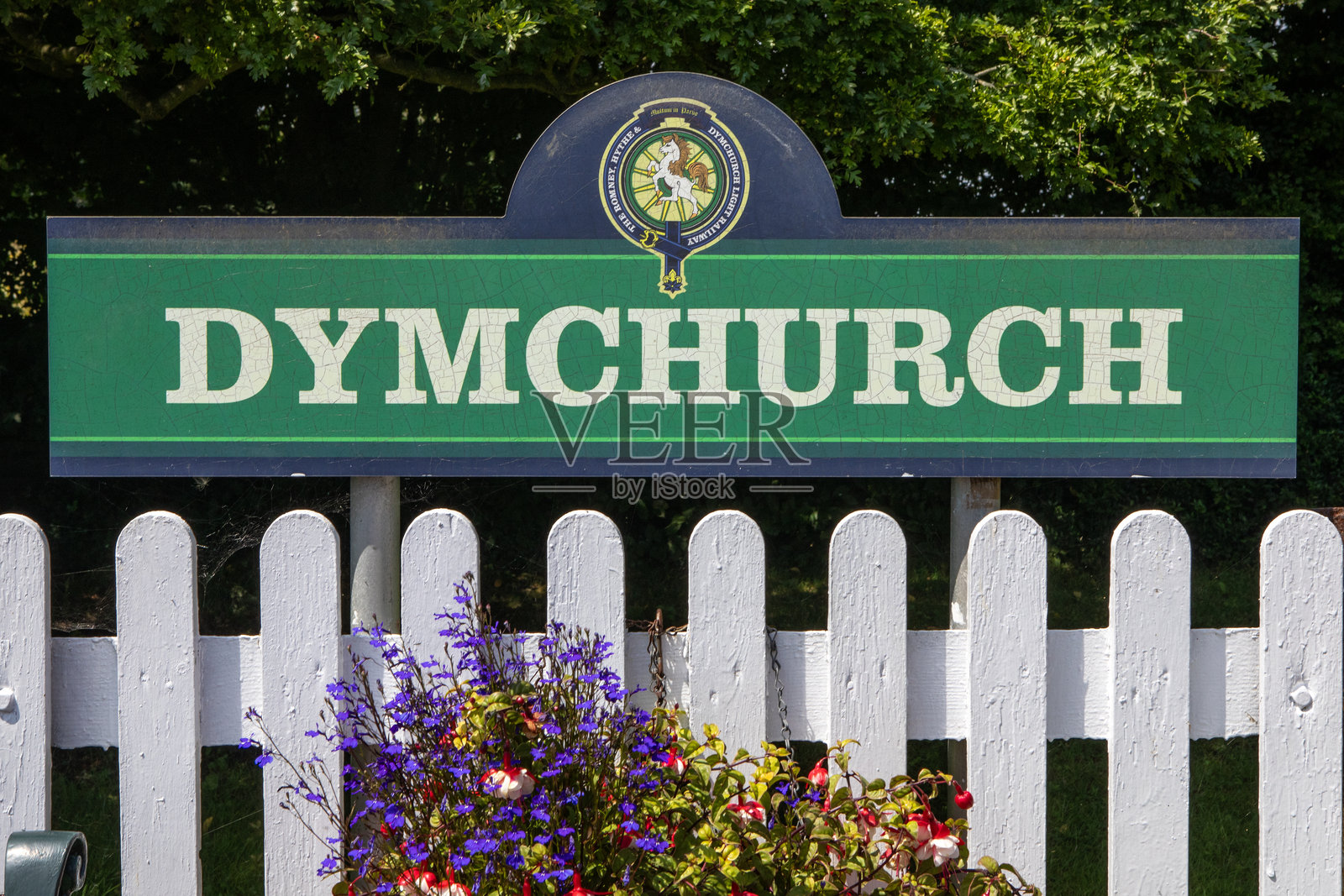 英国肯特郡的迪姆斯丘奇火车站照片摄影图片