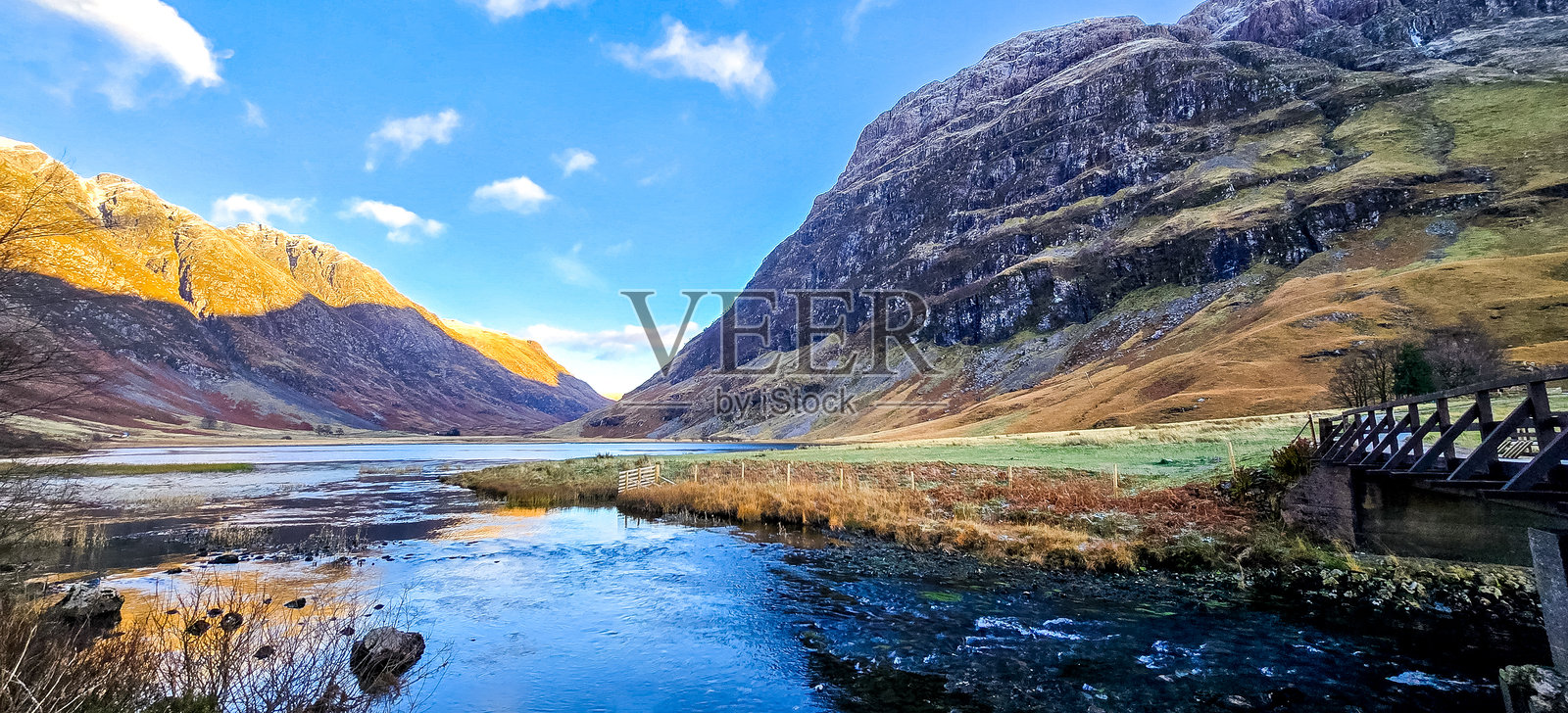 苏格兰海岸的壮丽景色照片摄影图片