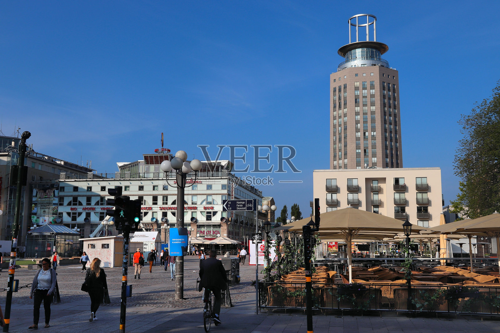 斯德哥尔摩南岛的市民广场照片摄影图片