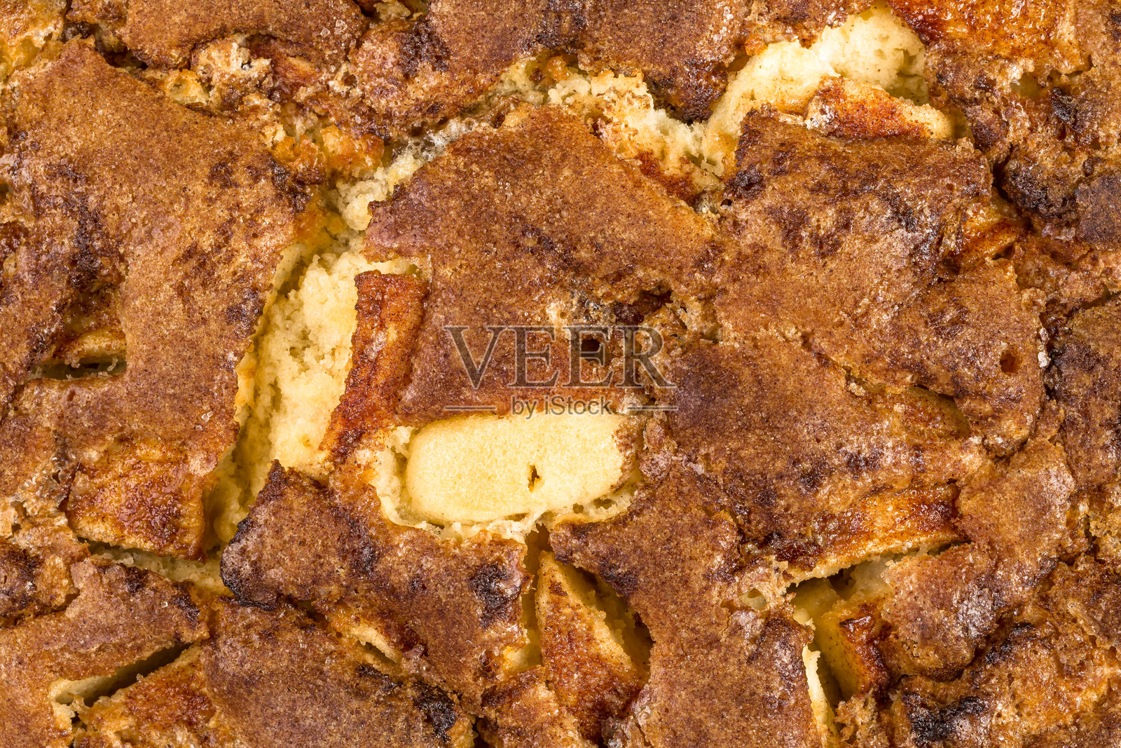 带有裂纹边缘的蛋糕特写照片摄影图片