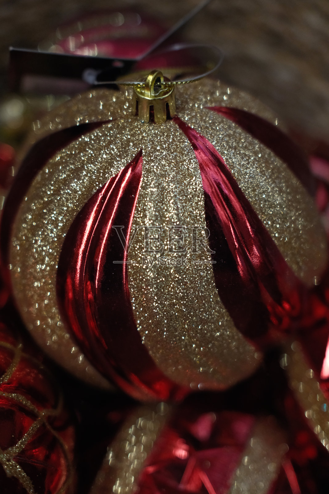 为家庭传统庆典准备的圣诞节装饰物品照片摄影图片