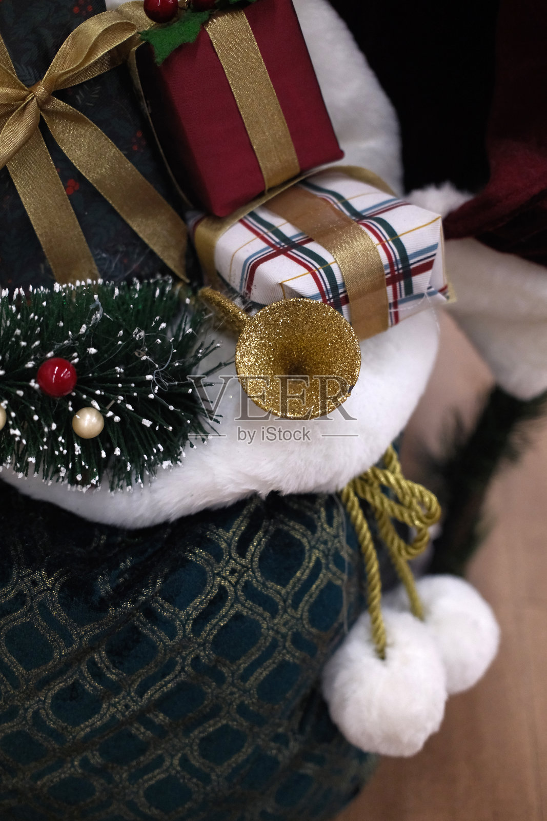 家庭传统庆祝活动的圣诞物品装饰照片摄影图片