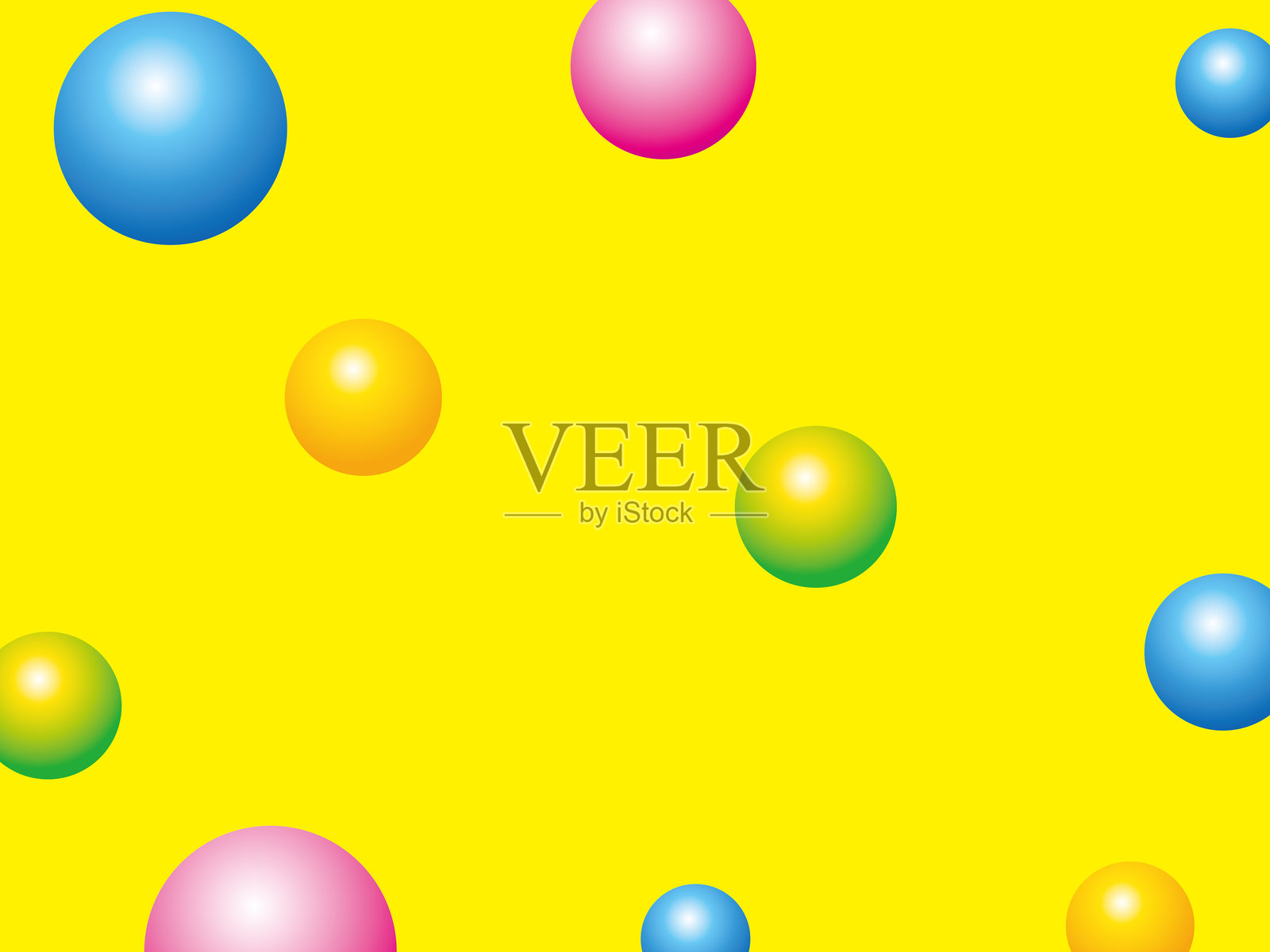 卡通漫画彩纸屑彩色背景生肖马新年贺卡插画图片素材