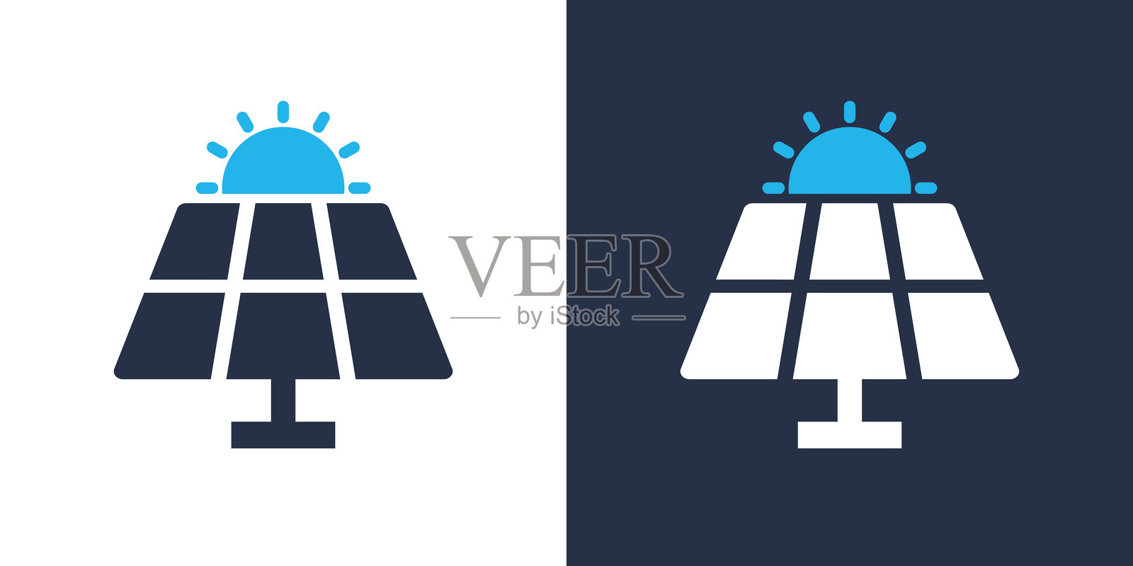 太阳能电池板字形实心图标。可应用于任何地方的实心图标，简约、像素完美且风格现代。插画图片素材