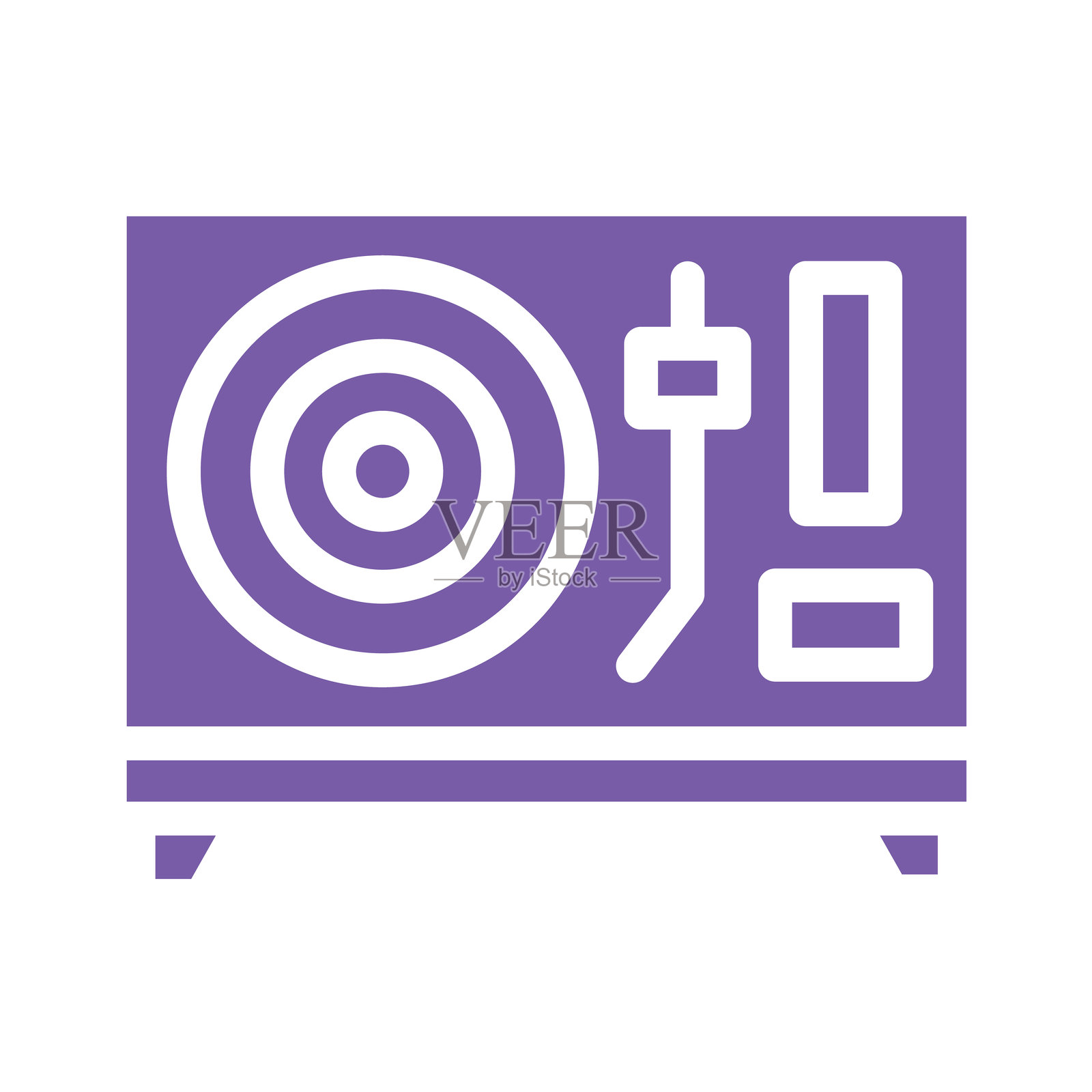 黑胶唱片矢量图标设计插画插画图片素材