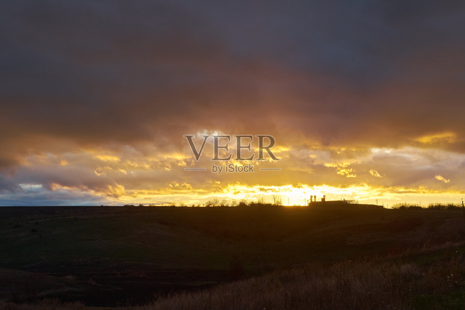 乌克兰美丽的秋景照片摄影图片