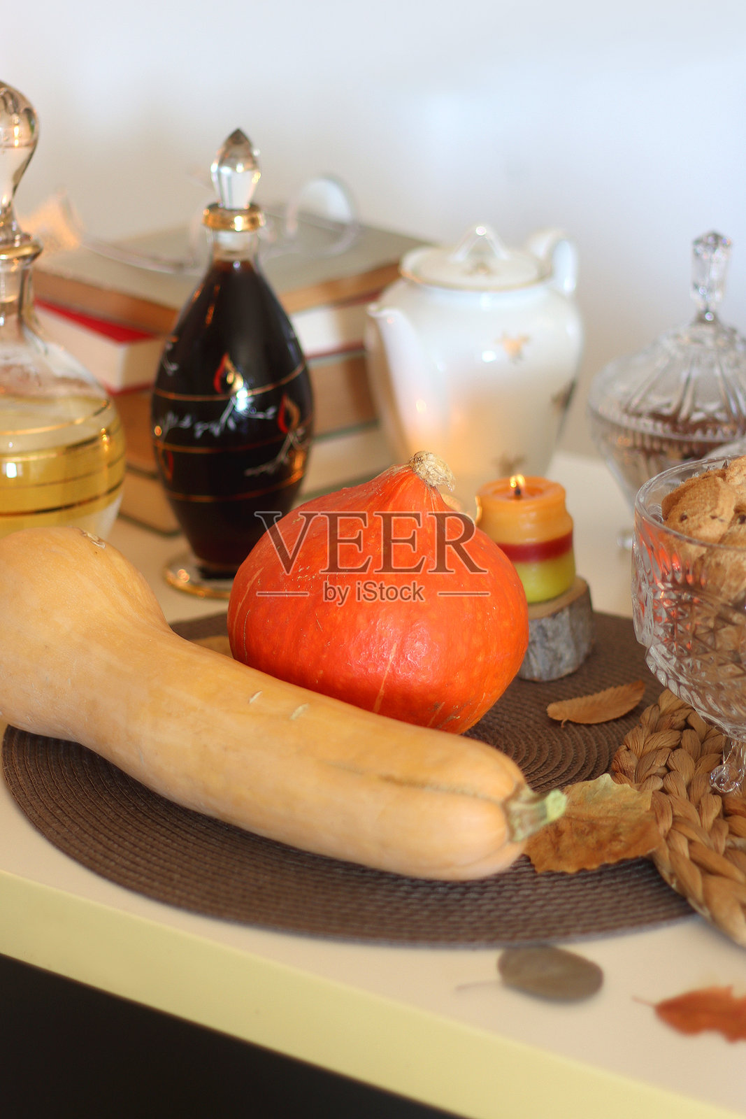 秋日舒适温馨的氛围照片摄影图片