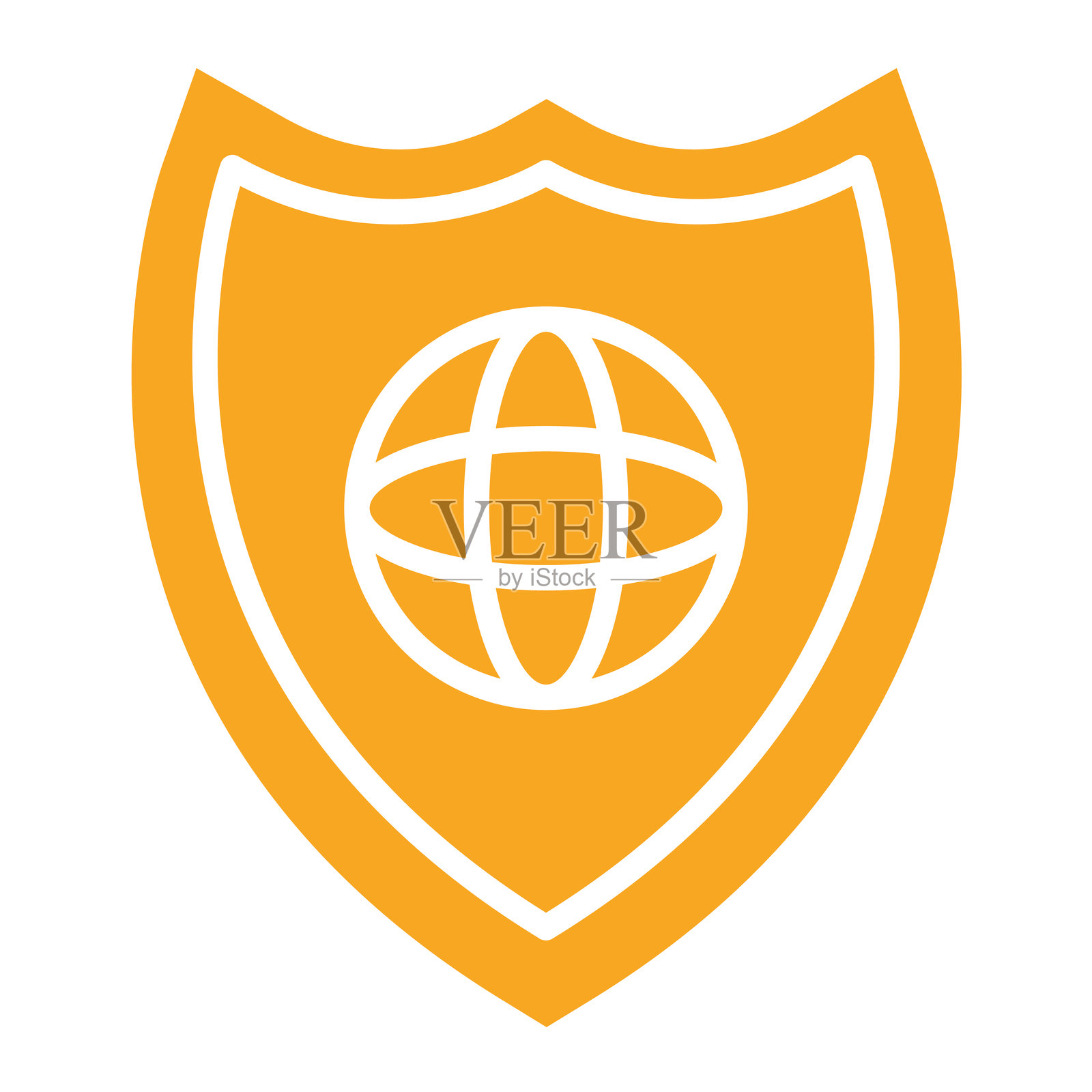 盾牌矢量图标设计插画插画图片素材