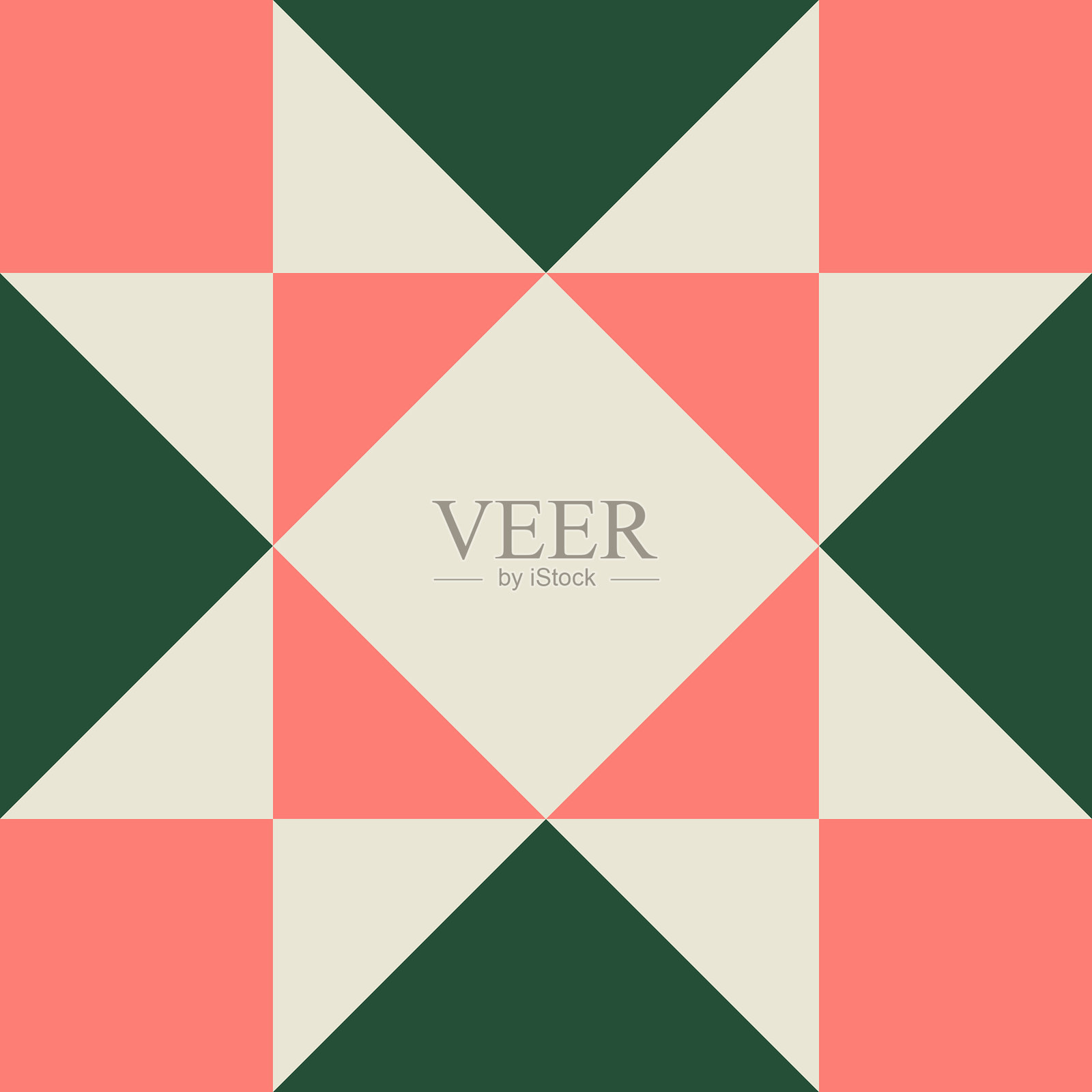 几何拼布圣诞背景图案插画图片素材