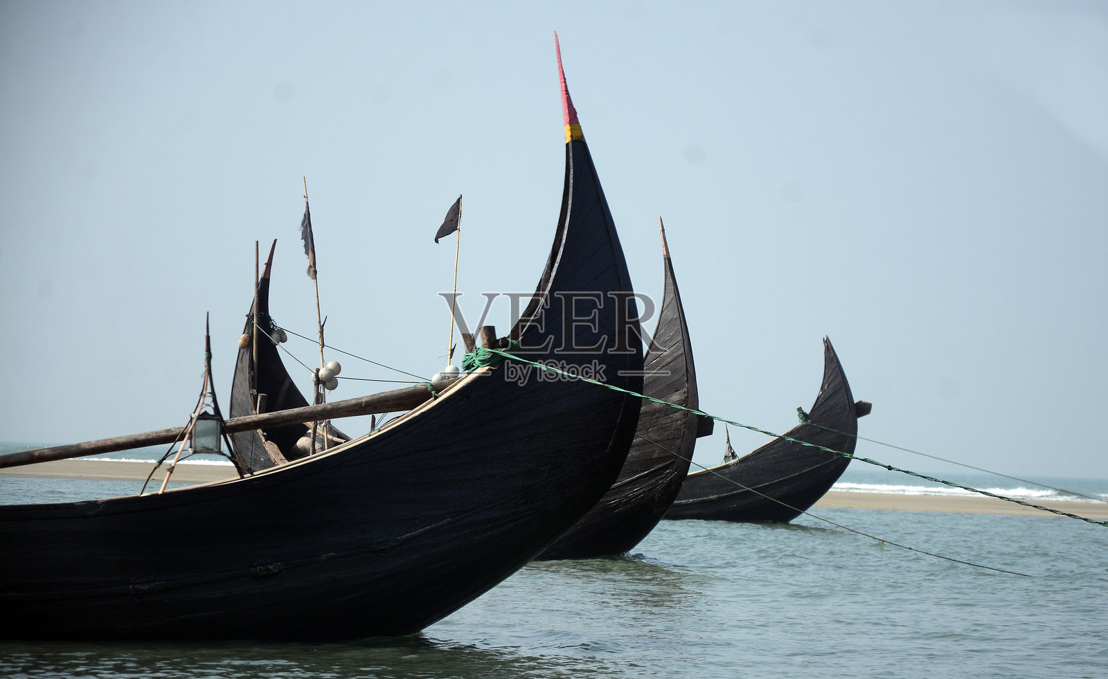 考克斯巴扎的时尚经典渔船照片摄影图片