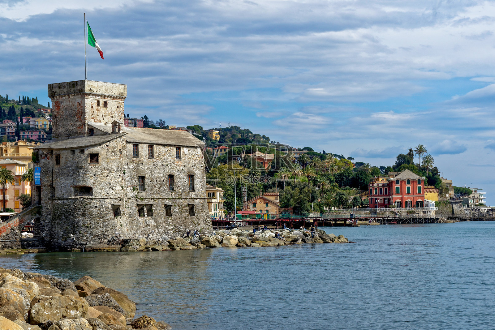 意大利的莱万特里维埃拉照片摄影图片