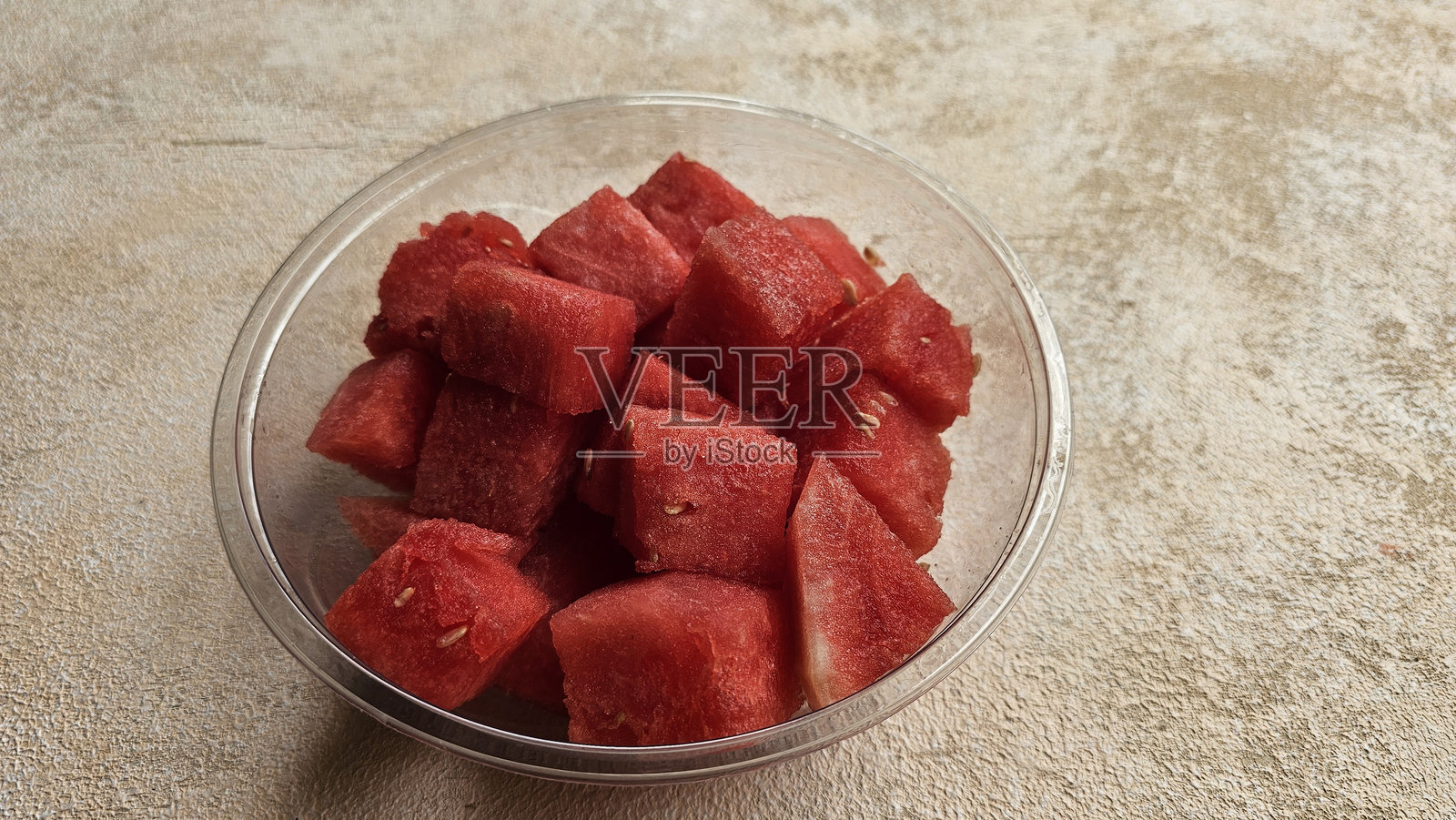 西瓜小方块照片摄影图片