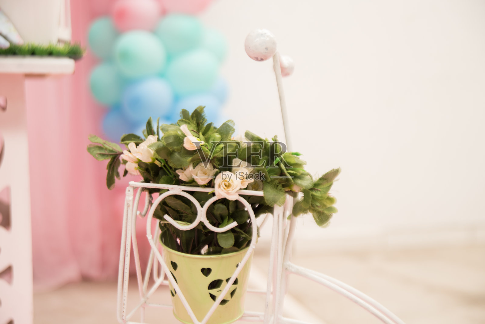 婴儿和儿童生日派对装饰系列照片摄影图片