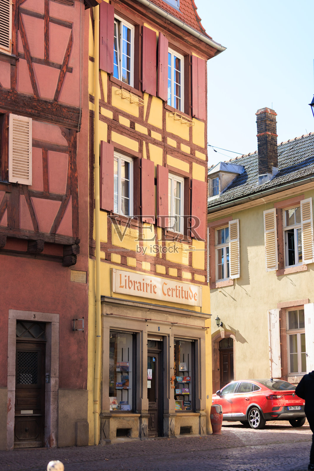 科尔马的历史街角照片摄影图片