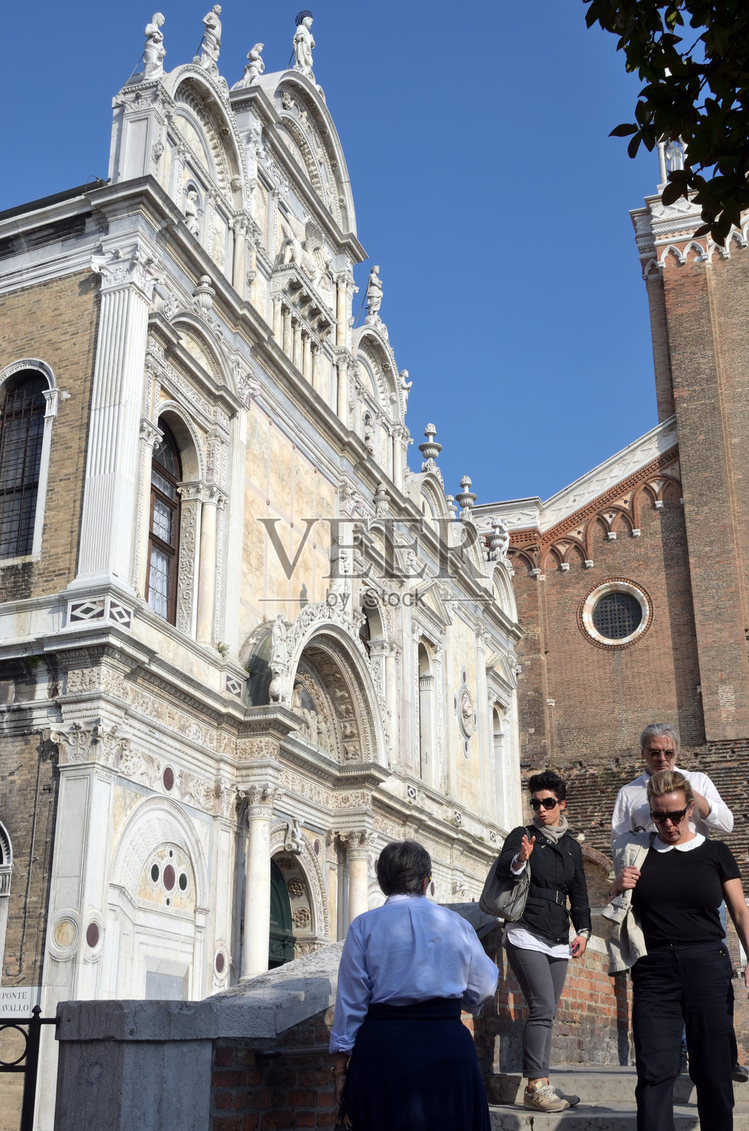 意大利威尼斯街景。照片摄影图片