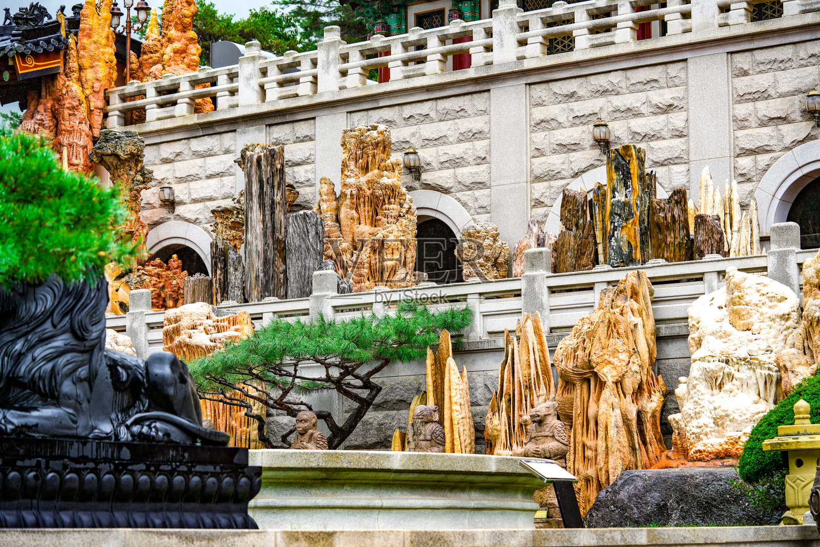 江原道综合博物馆,钟乳石装置,石雕,洞穴照片摄影图片