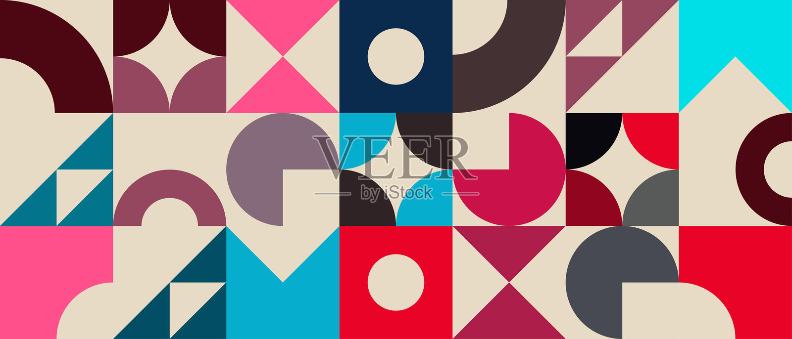 色块几何极简封面背景插画图片素材