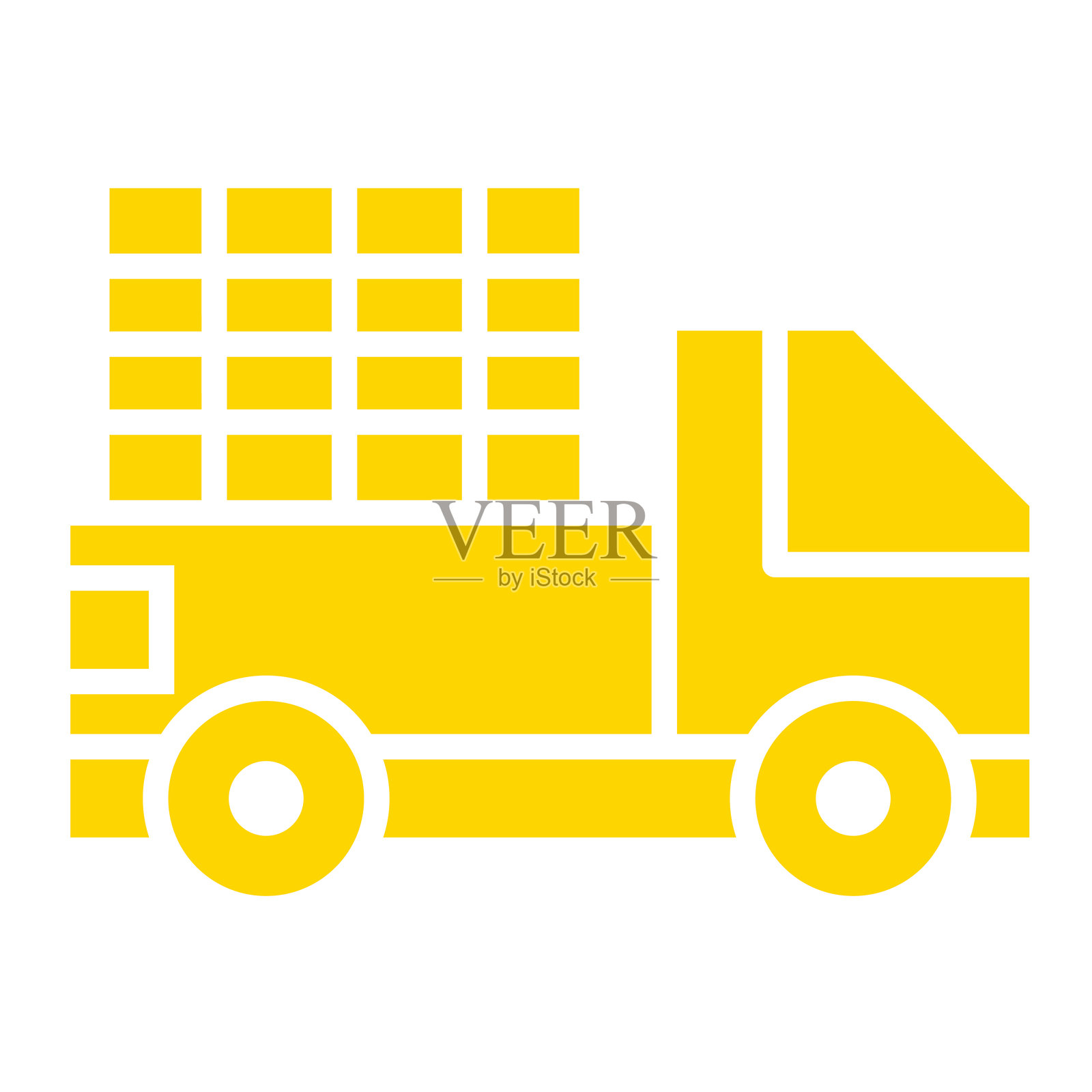 皮卡车矢量图标设计插画插画图片素材