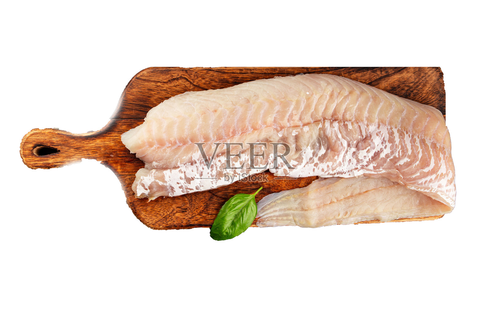 鳕鱼柳，海鲜，普通海龙，天然产品，美味小吃，新鲜，美味，美食，桌面背景，质朴风格，俯视，留白，鱼类素食饮食照片摄影图片