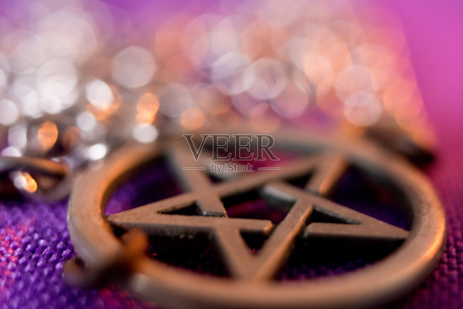 宏观拍摄的五角星照片摄影图片