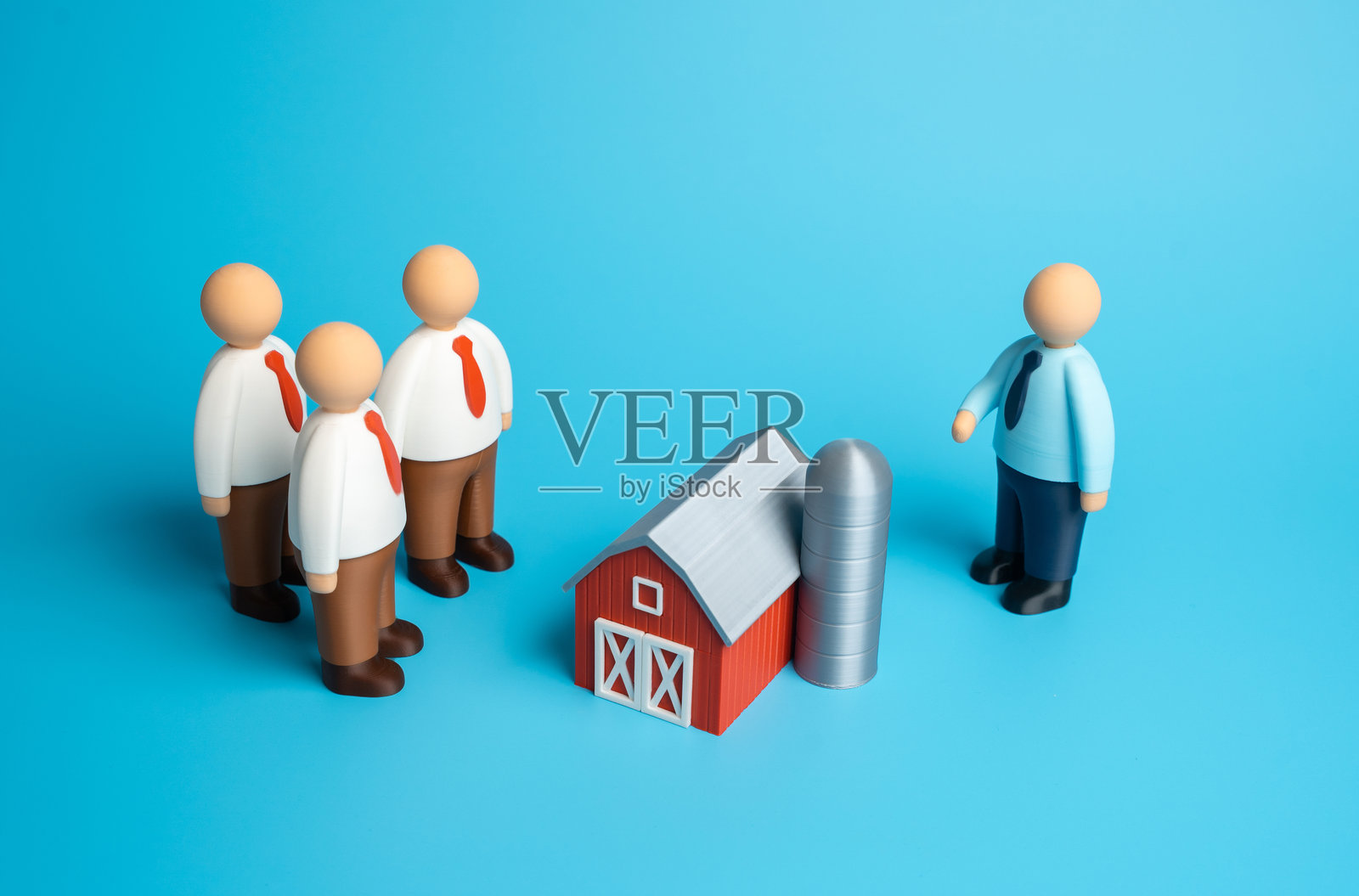 关于发展农业农场的提案。投资。政府赠款补贴。照片摄影图片