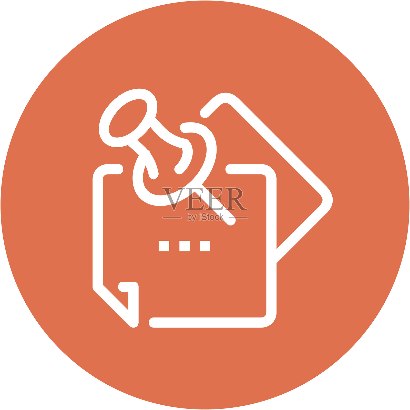 现代提醒扁平化线条矢量插画图标设计理念。移动和网络图形图标。扁平符号，Logo创意理念。简洁干净的扁平化象形图插画图片素材