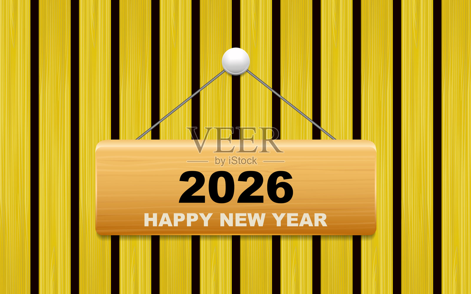 2026新年快乐背景插画图片素材