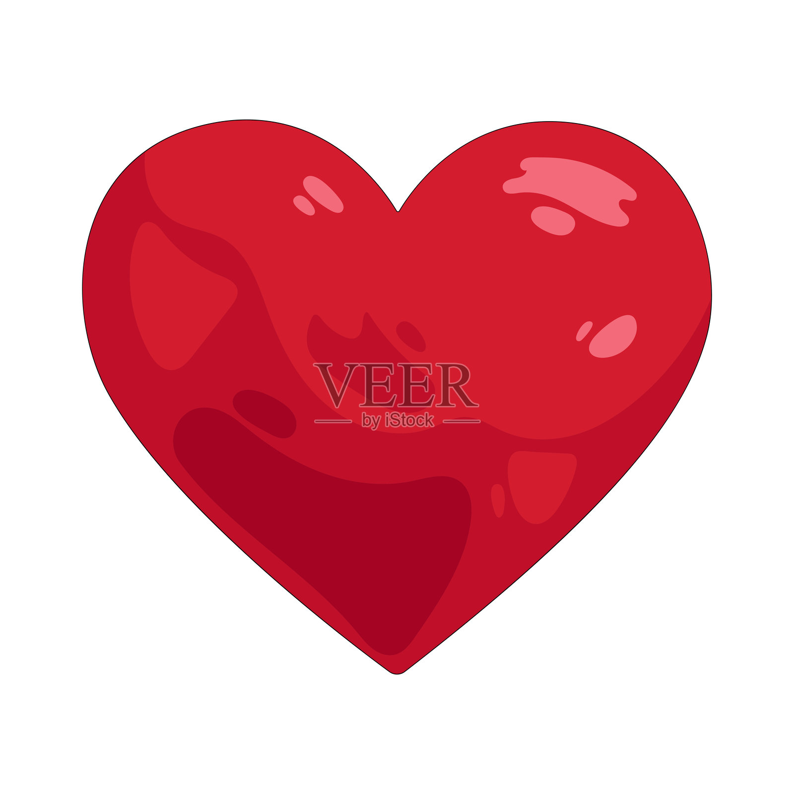 心插画图片素材