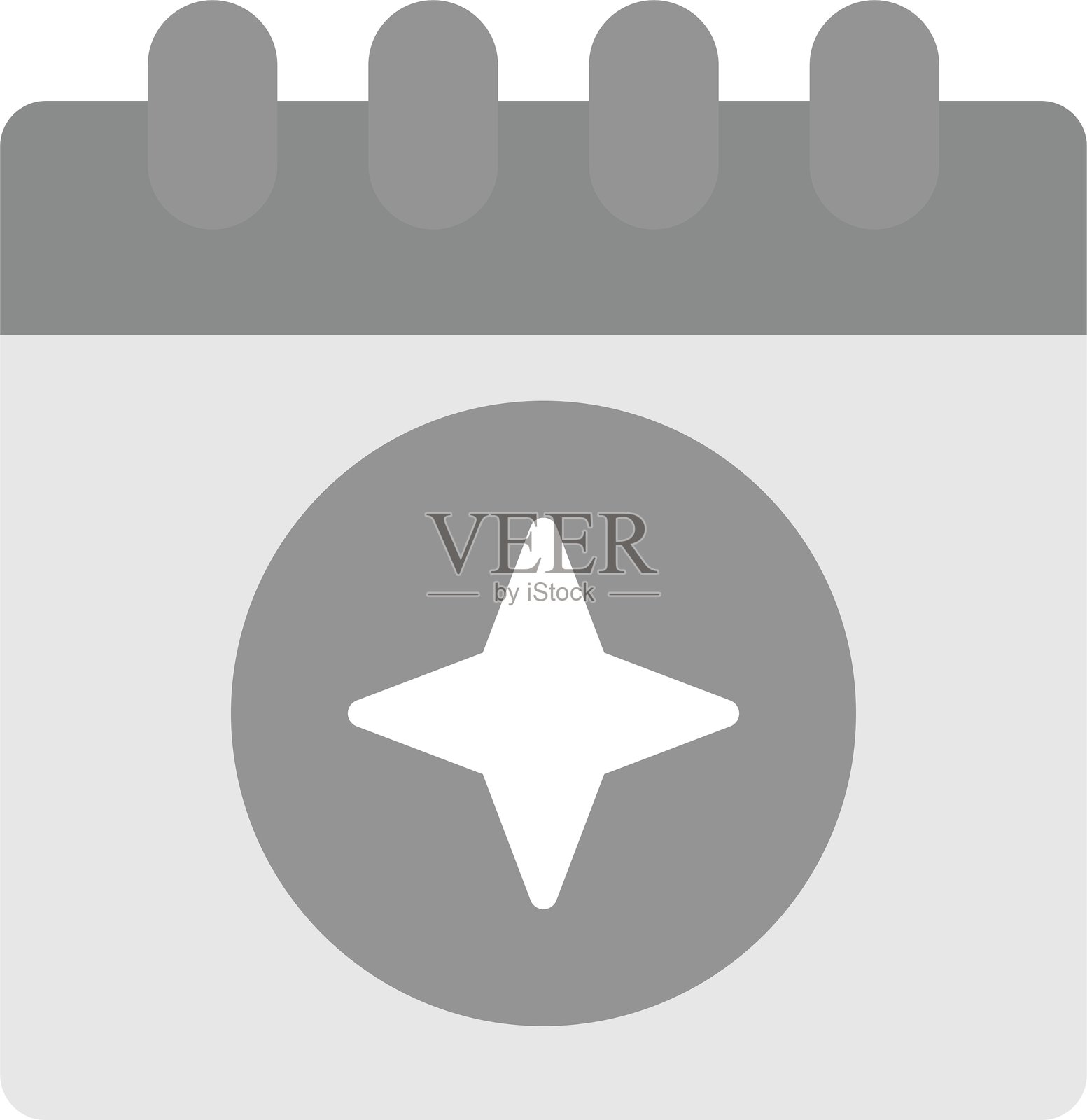 日历新图标设计创意插画图片素材