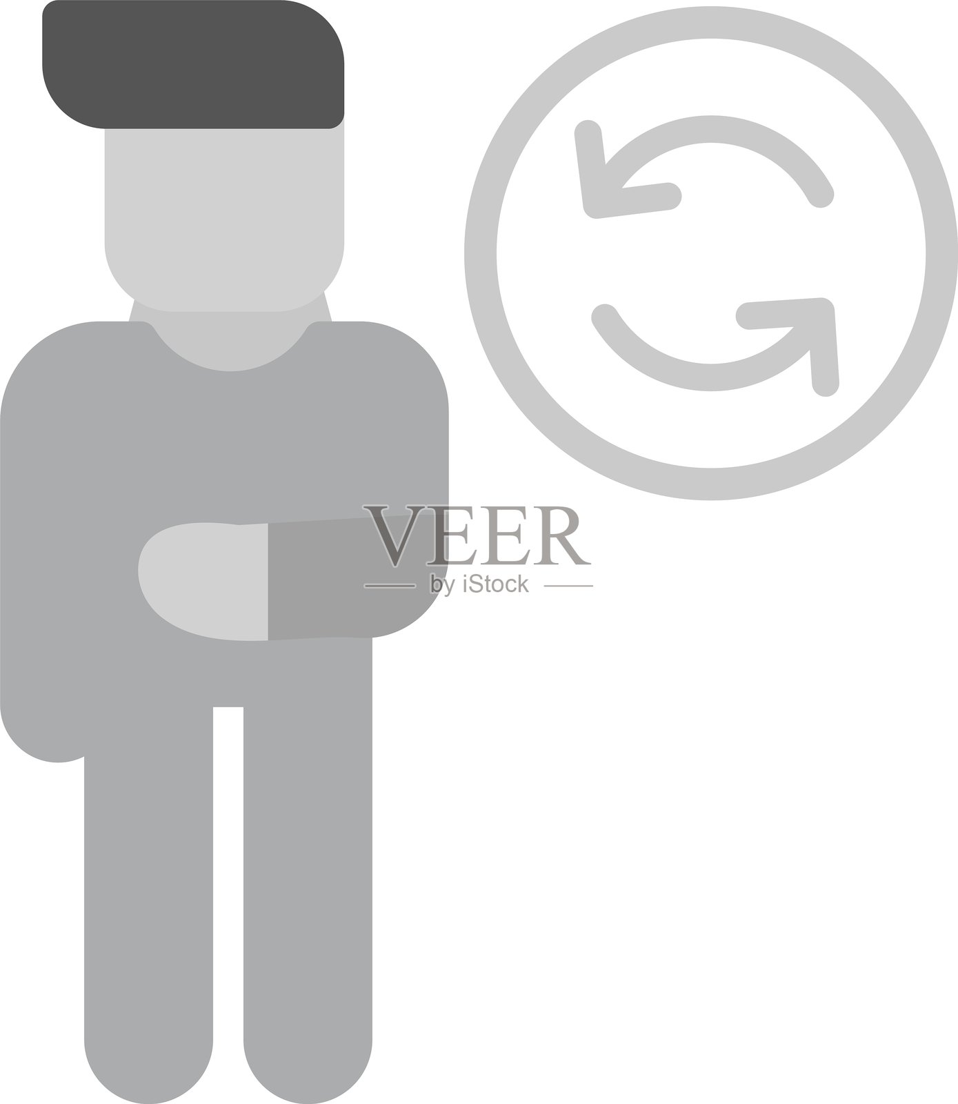 累积性损伤新图标设计创意插画图片素材