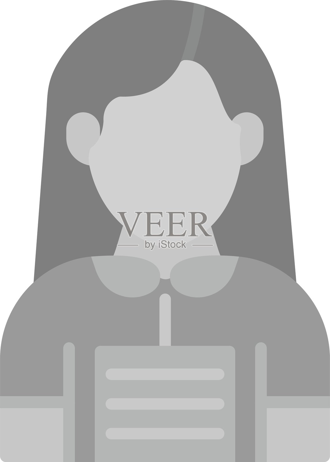 年轻女性新图标设计创意插画图片素材