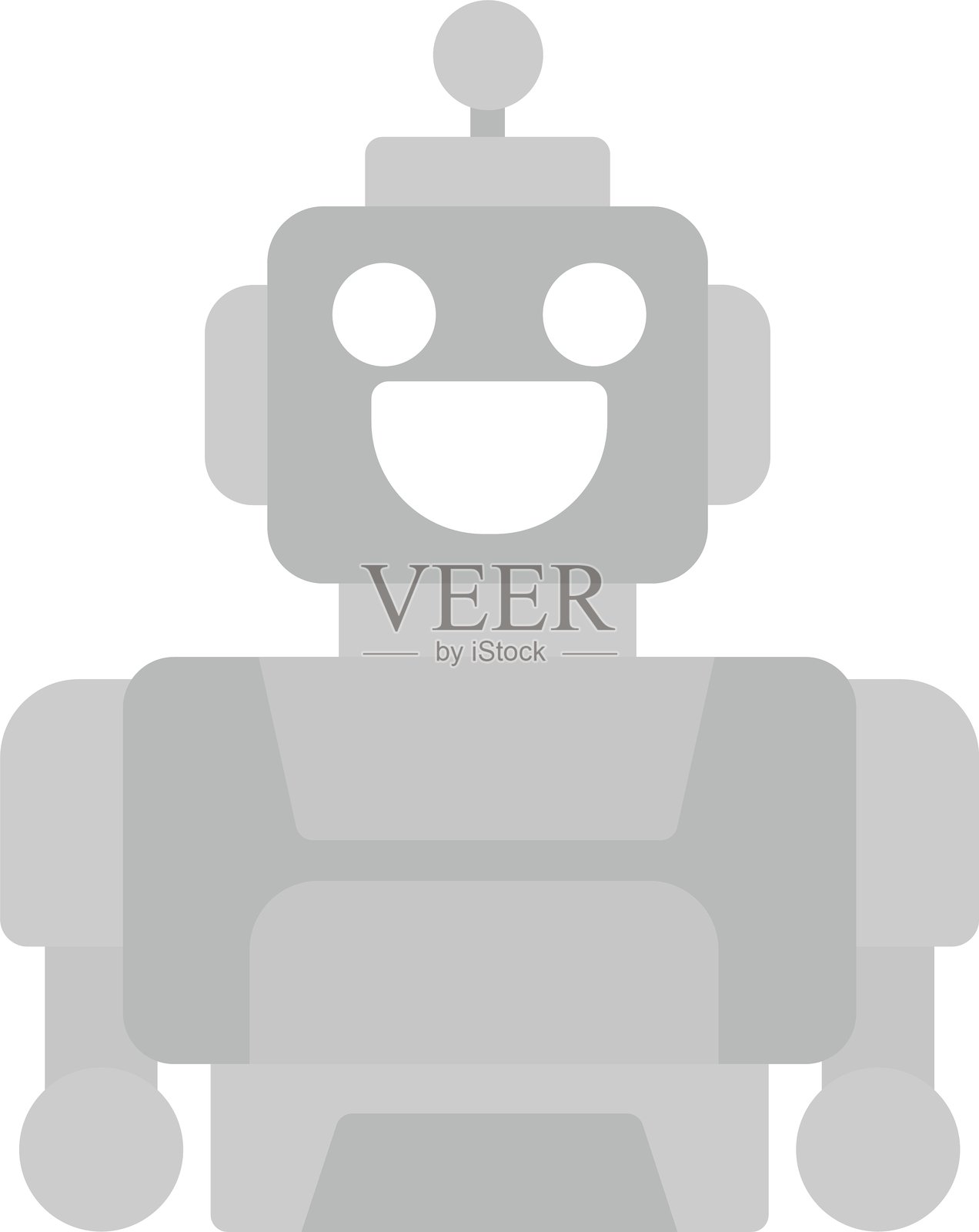 机器人新图标设计创意插画图片素材