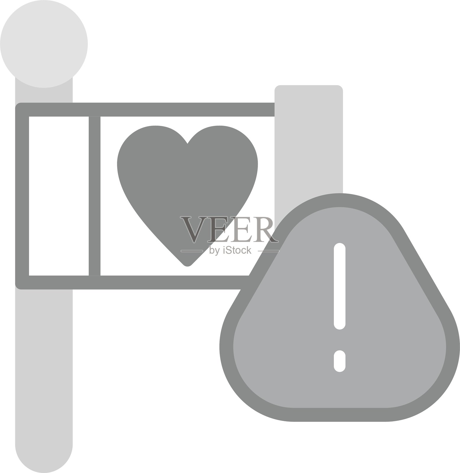 旗帜新图标设计创意插画图片素材