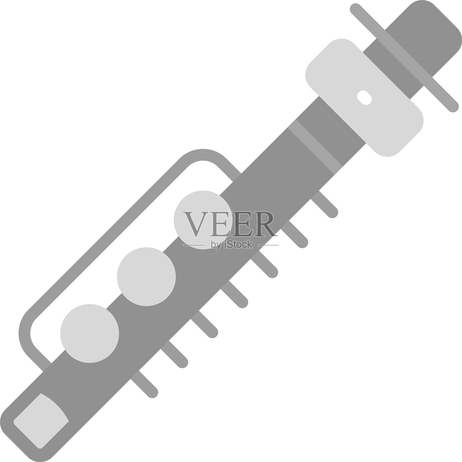 长笛新图标设计创意插画图片素材