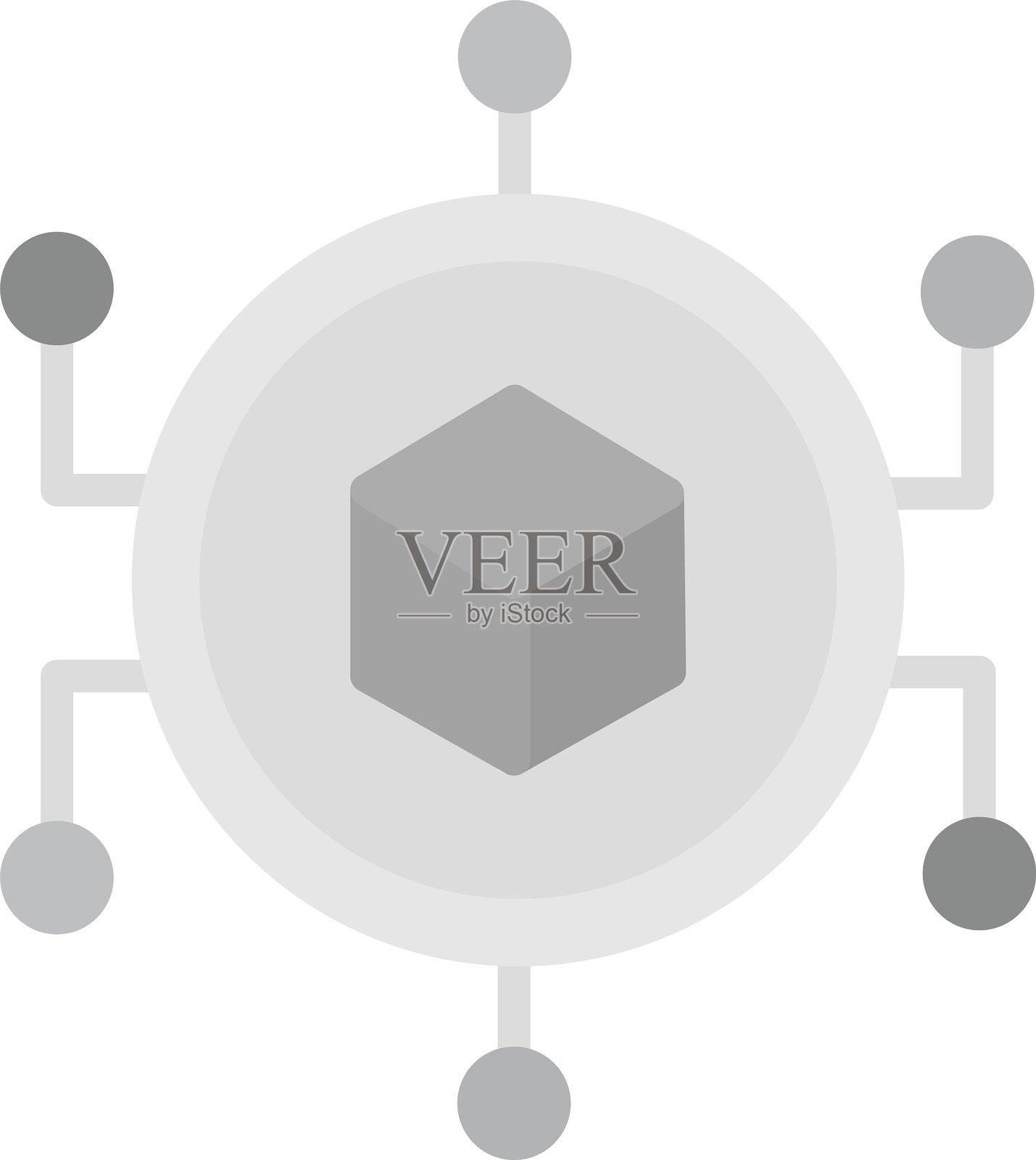 安全箱新图标设计创意插画图片素材