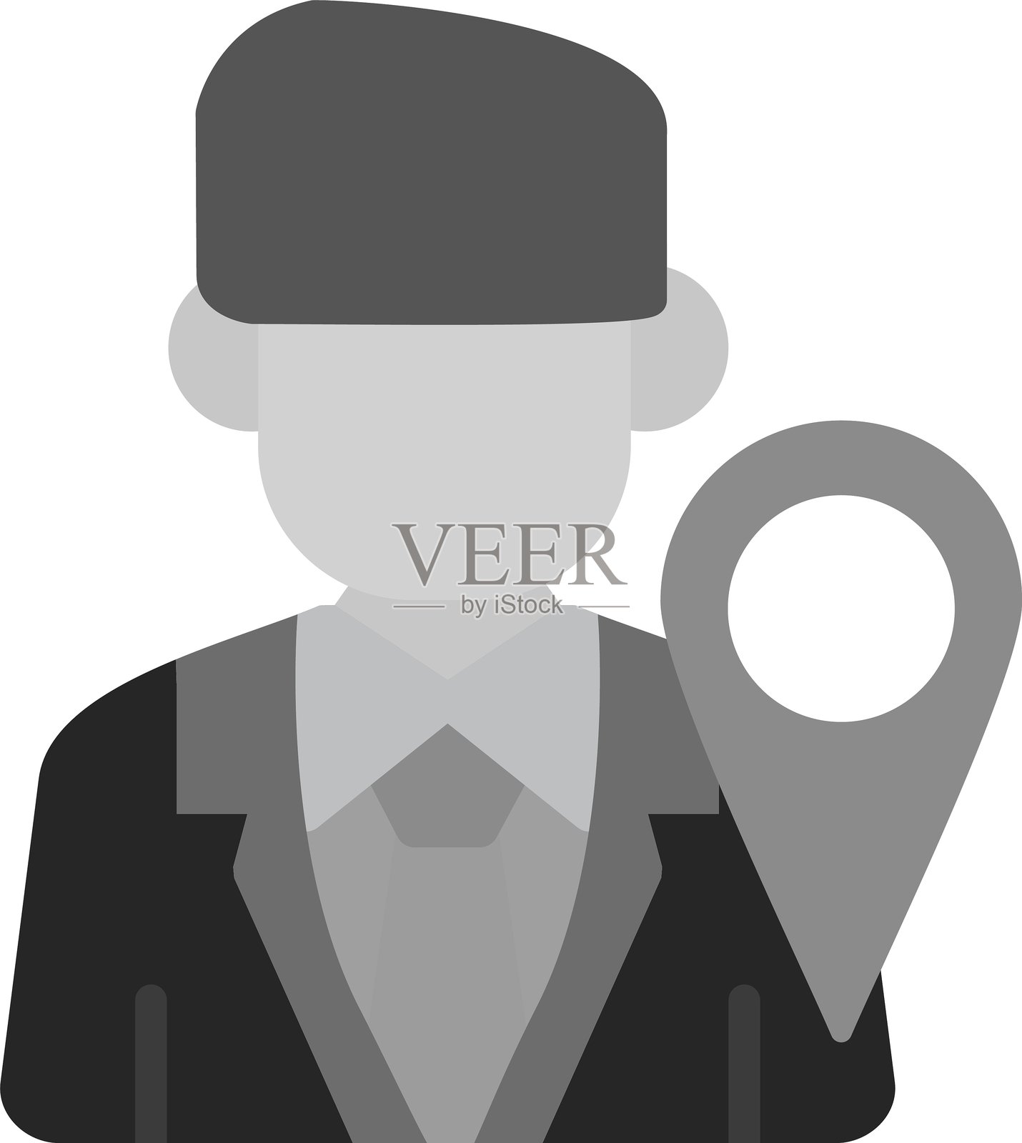 工作地点新图标设计创意插画图片素材