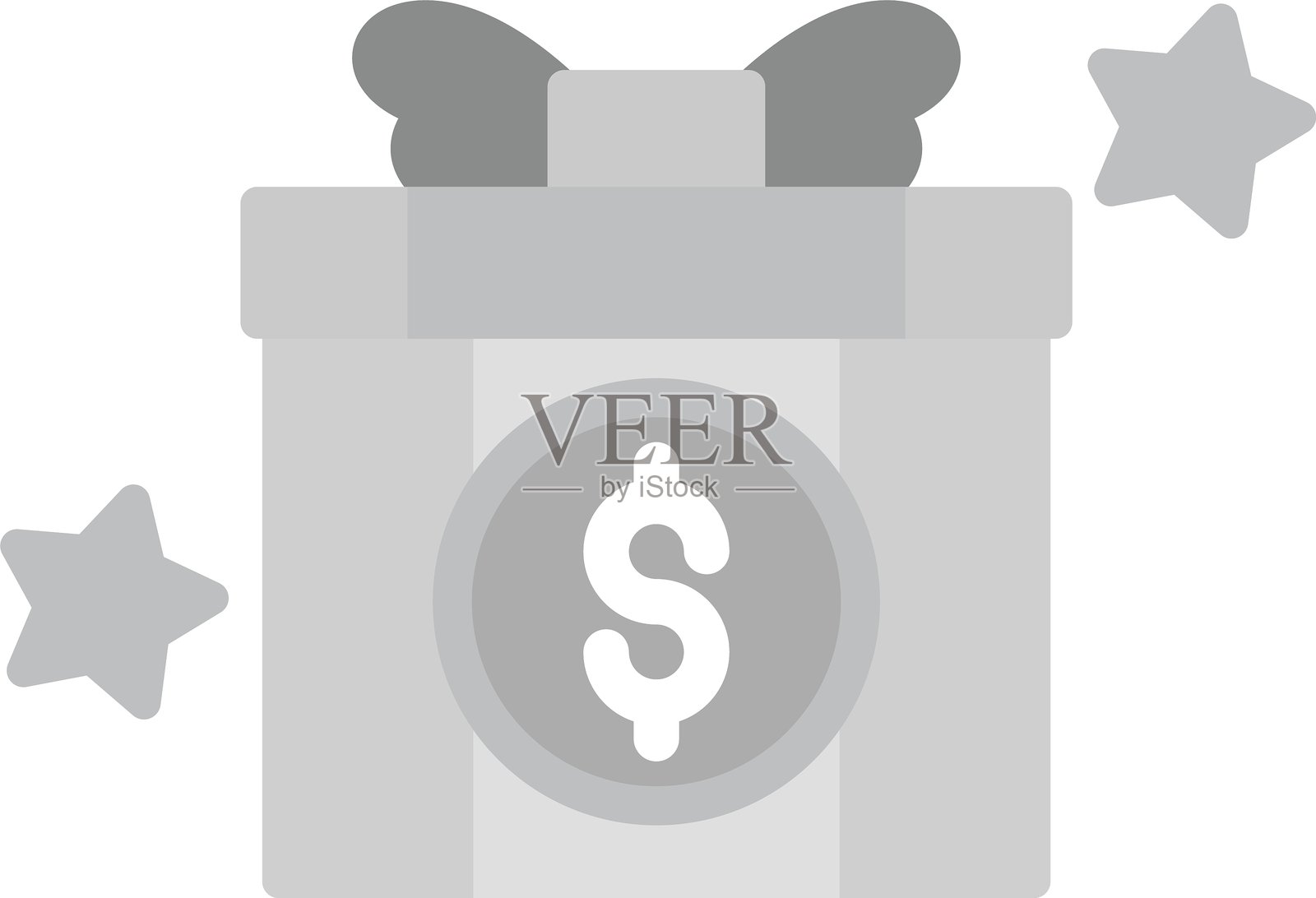 礼品盒新图标设计创意插画图片素材