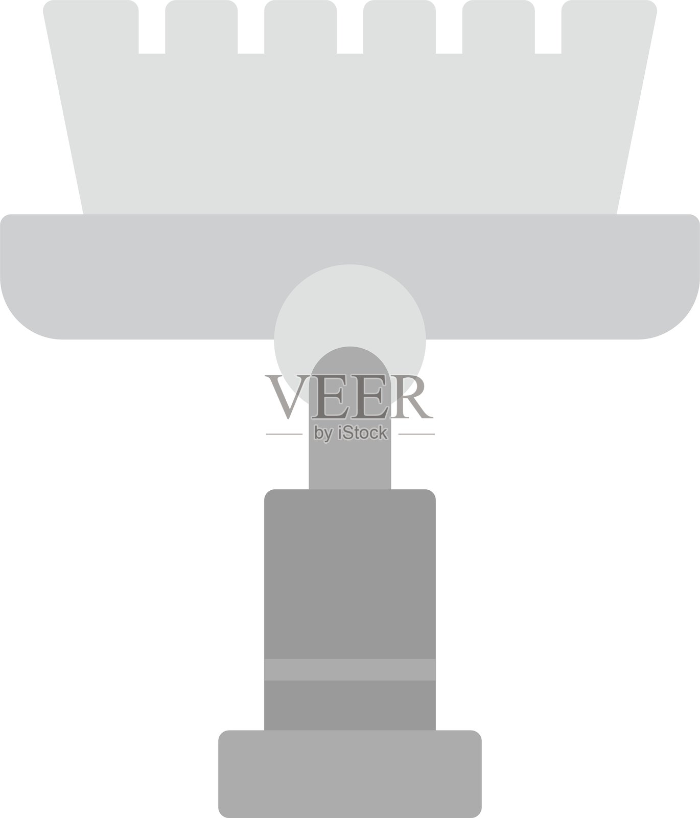 刮刀新图标设计创意插画图片素材