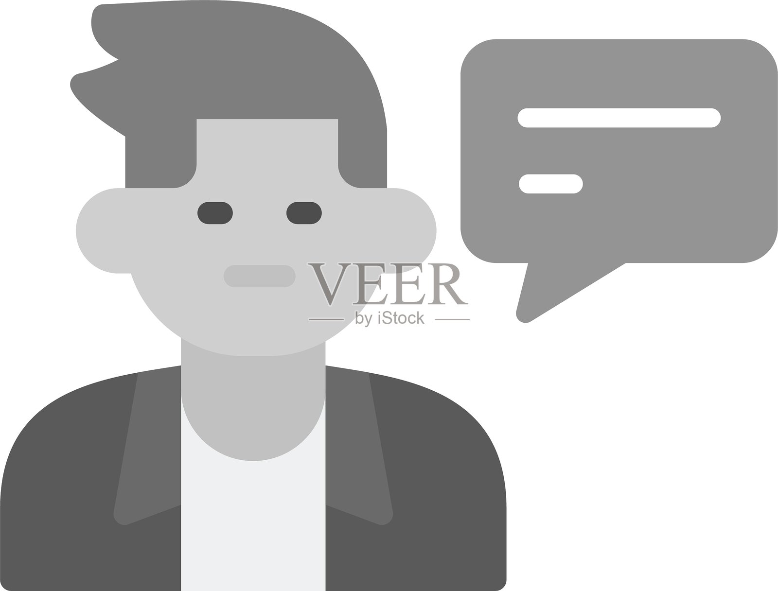 语音新图标设计创意插画图片素材