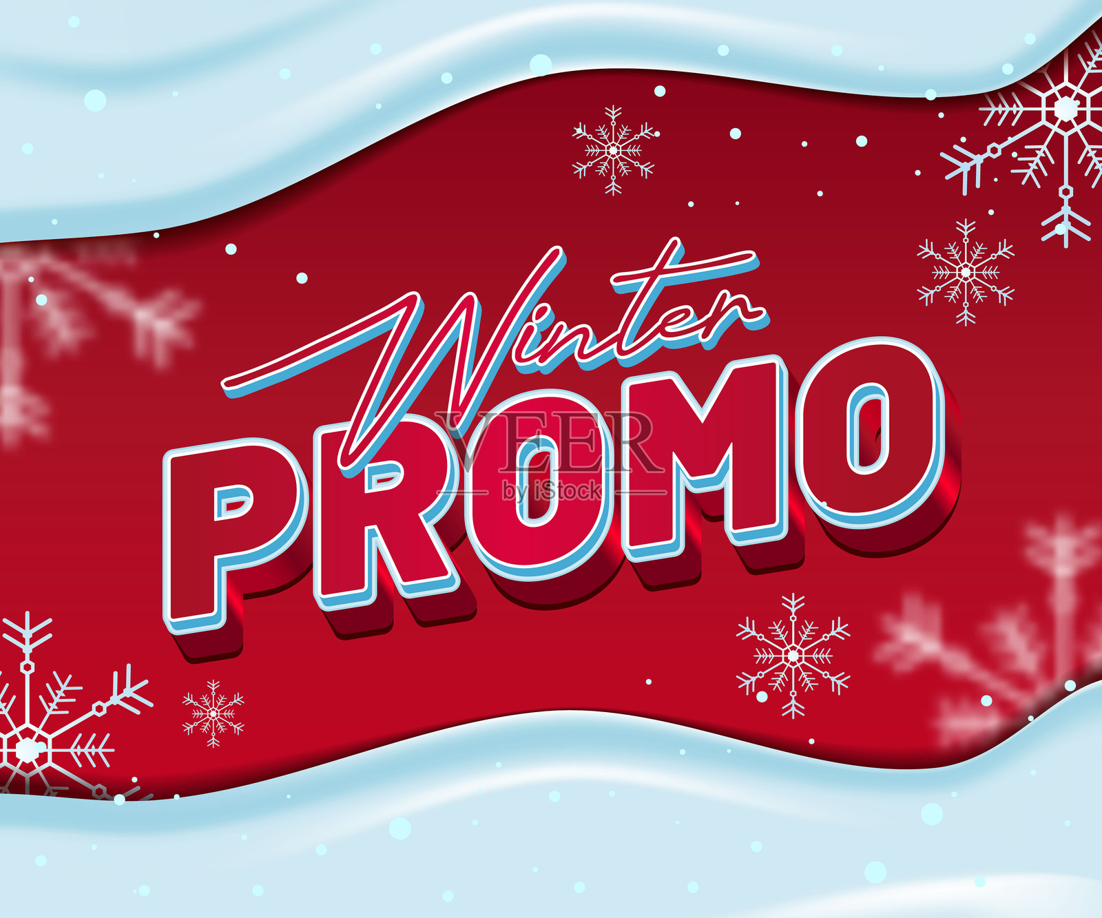 冬季促销海报插画图片素材
