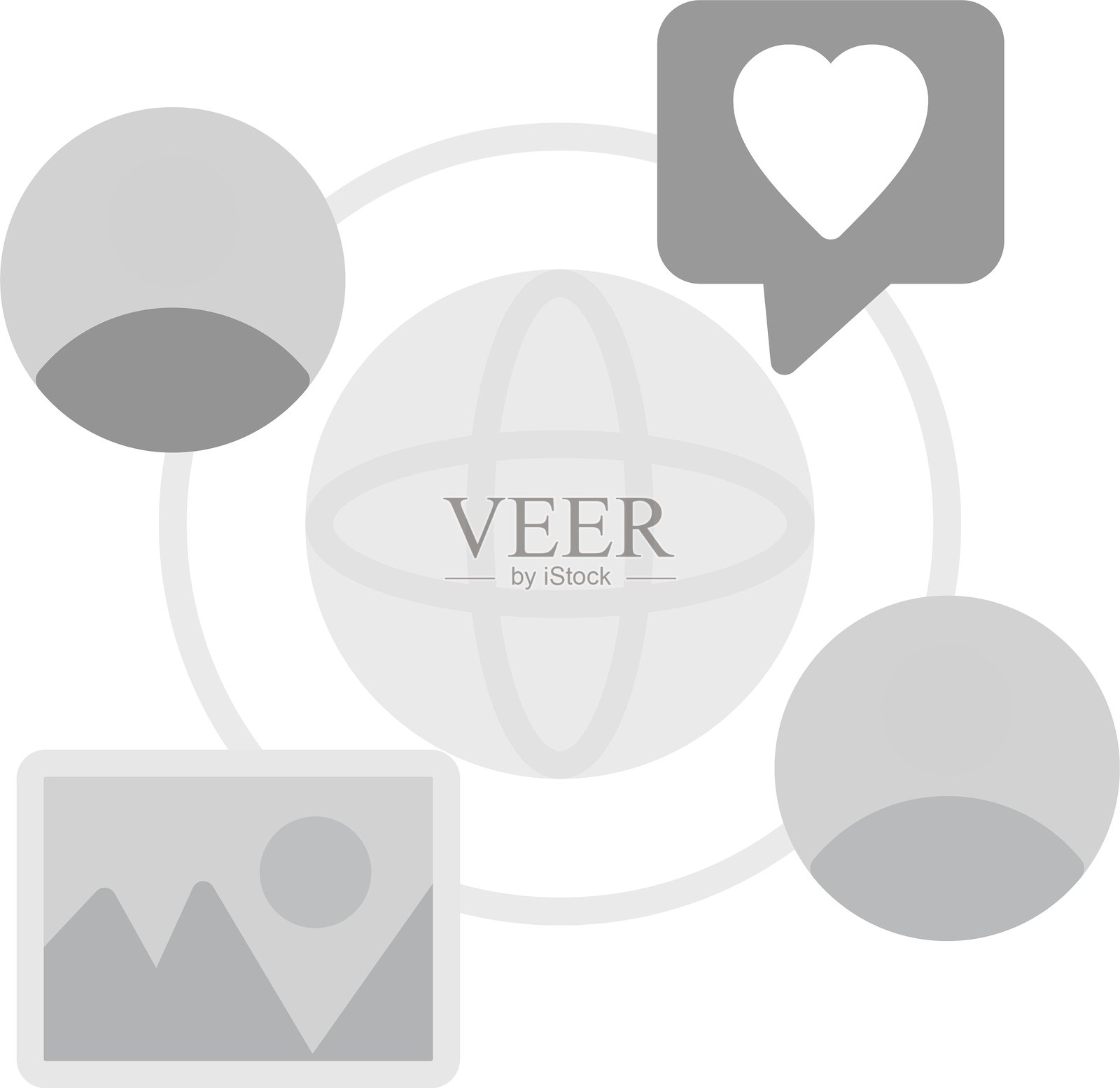 全球安全新图标设计创意插画图片素材